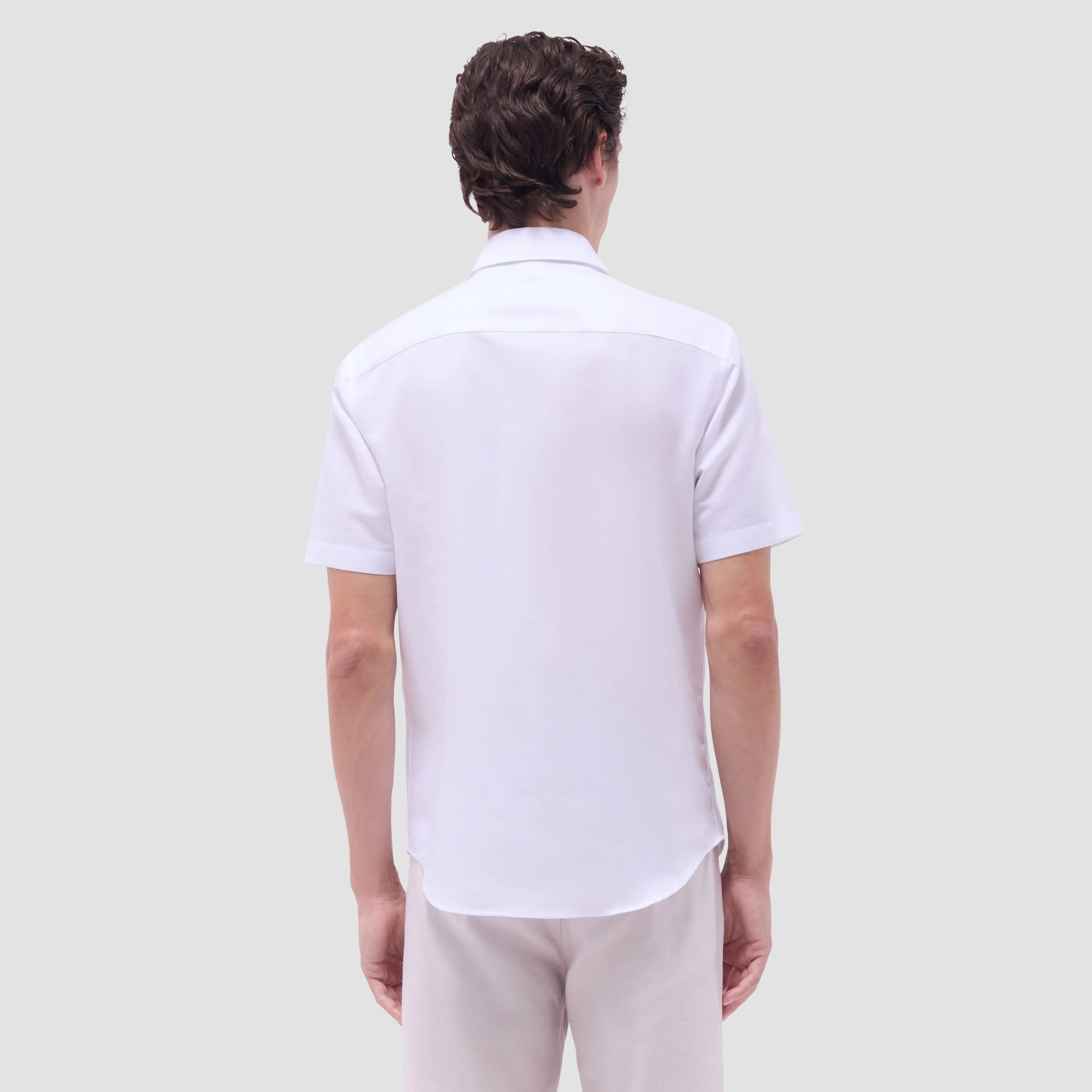 Orson Palm Tree Short-Sleeve Shirt sold by Bugatchi product image thumbnail 4