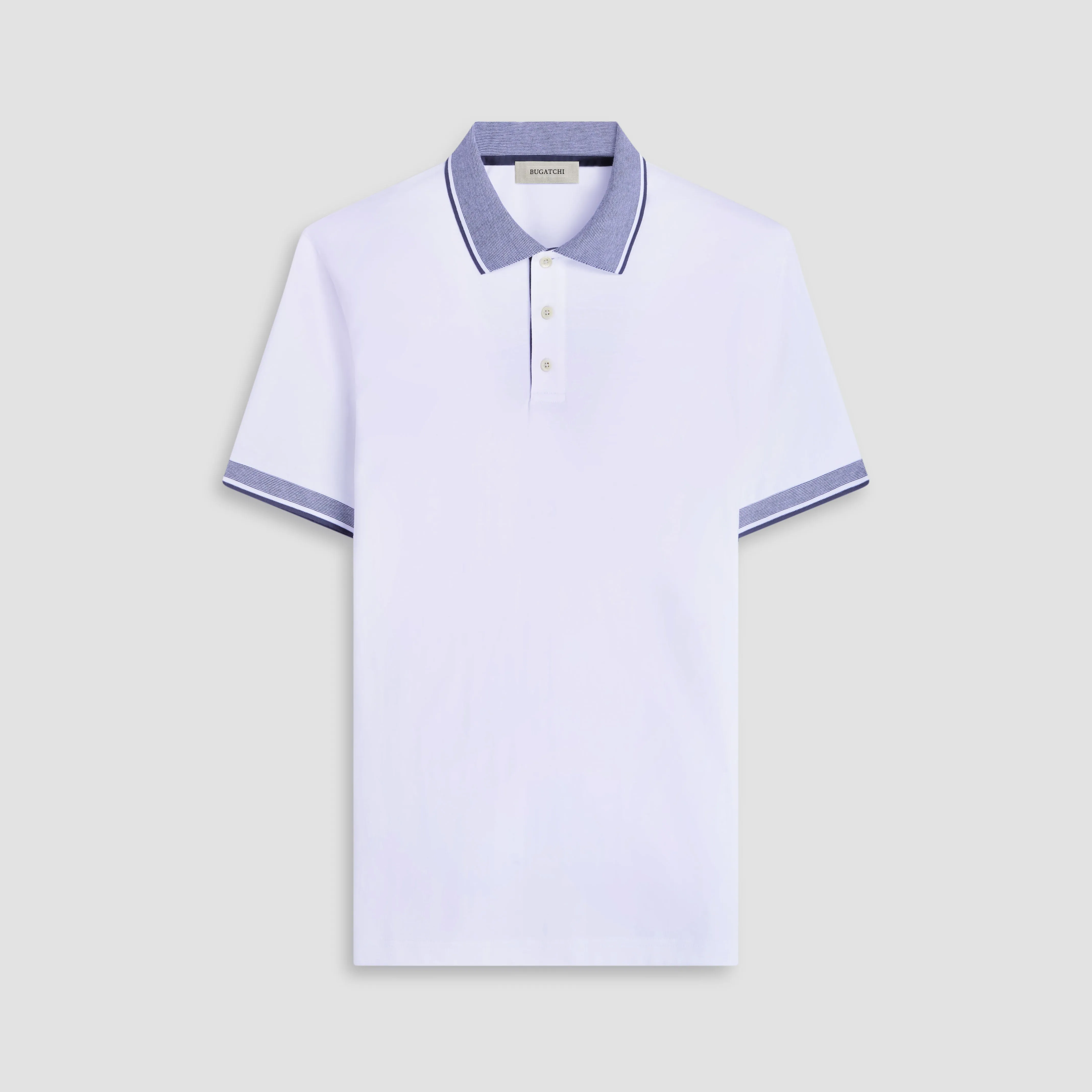 Solid Polo Shirt sold by Bugatchi