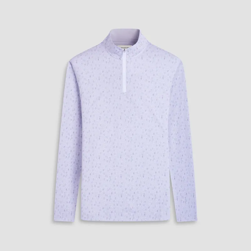 Anthony Cocktail OoohCotton Quarter-Zip Pullover sold by Bugatchi