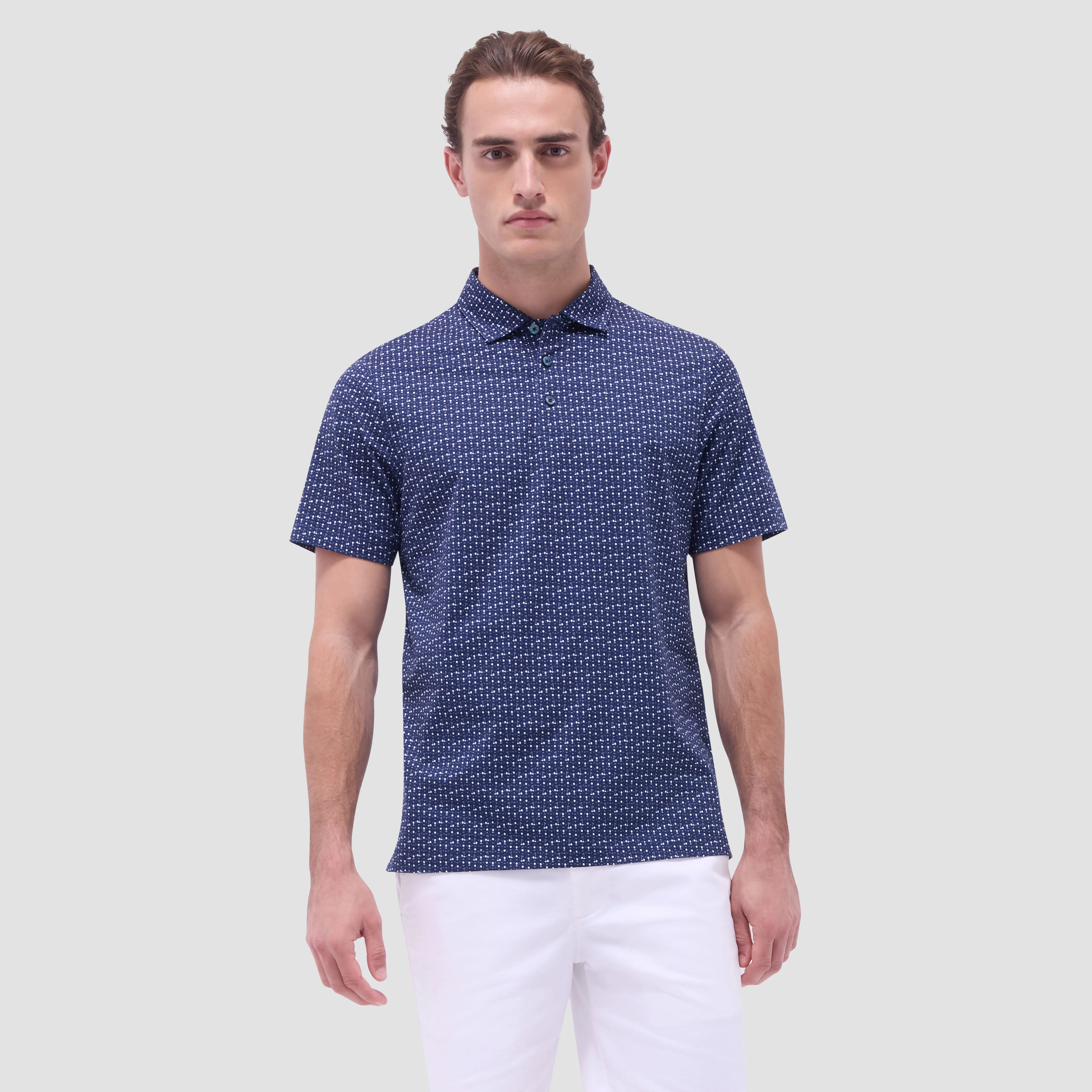 Victor Golf OoohCotton Polo Shirt sold by Bugatchi product image thumbnail 2