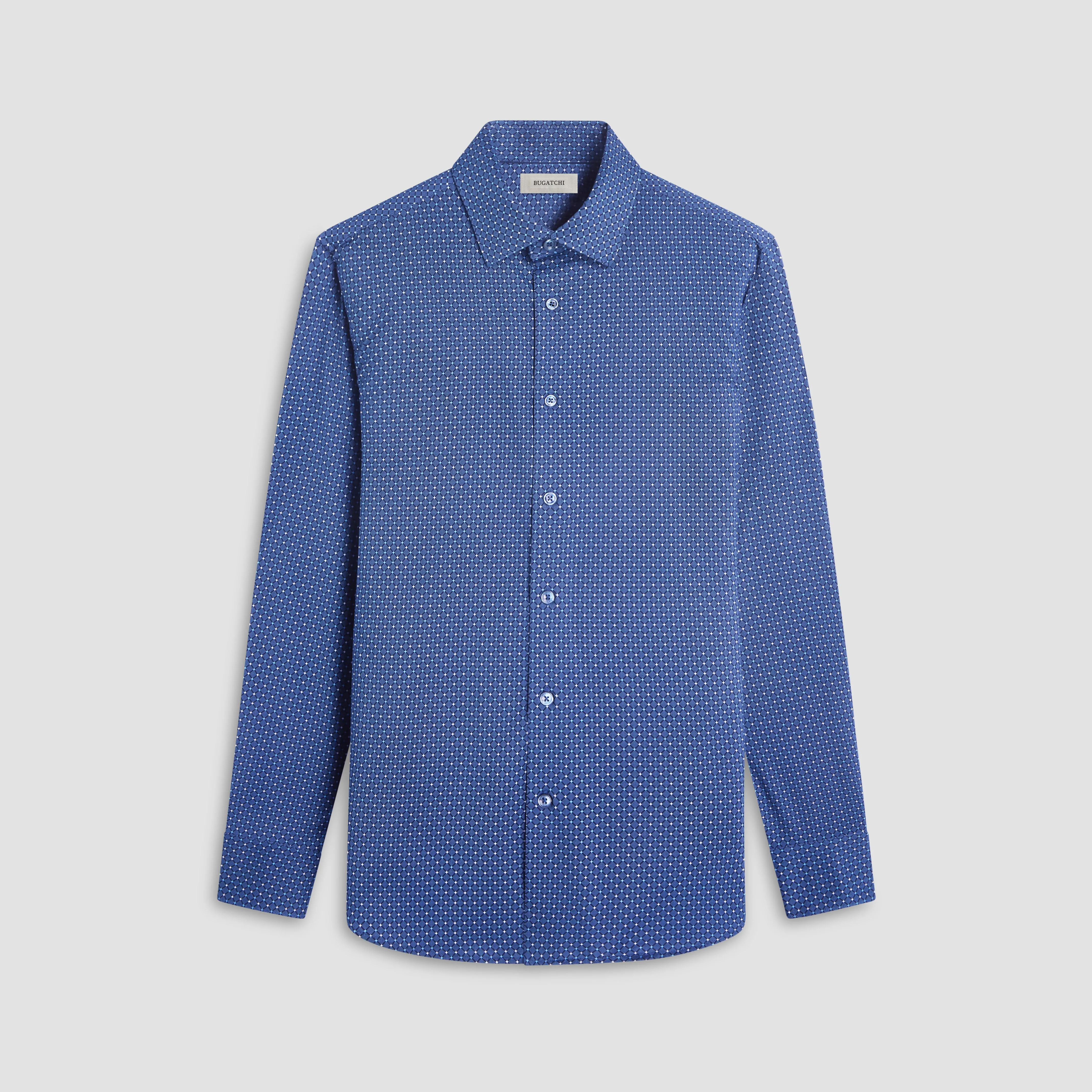 James Diamond Check OoohCotton Shirt sold by Bugatchi