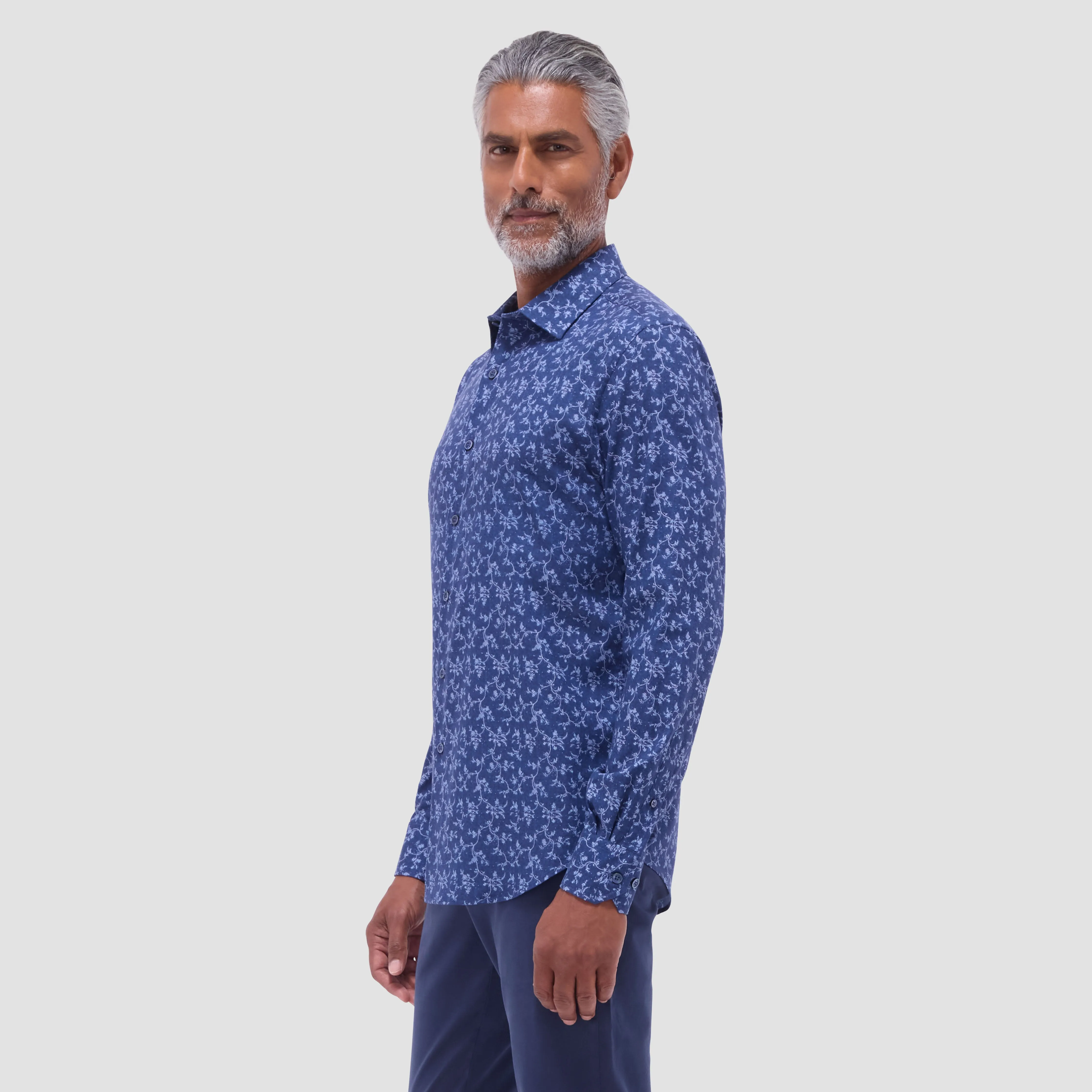 Julian Floral Shirt sold by Bugatchi product image thumbnail 3