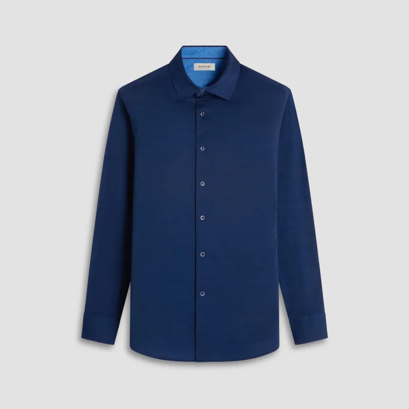 Jimmy Double-Sided Solid OoohCotton Shirt sold by Bugatchi