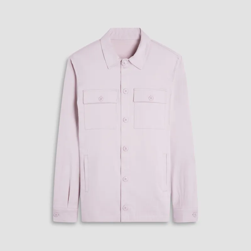 Linen-Cotton Shirt Jacket sold by Bugatchi