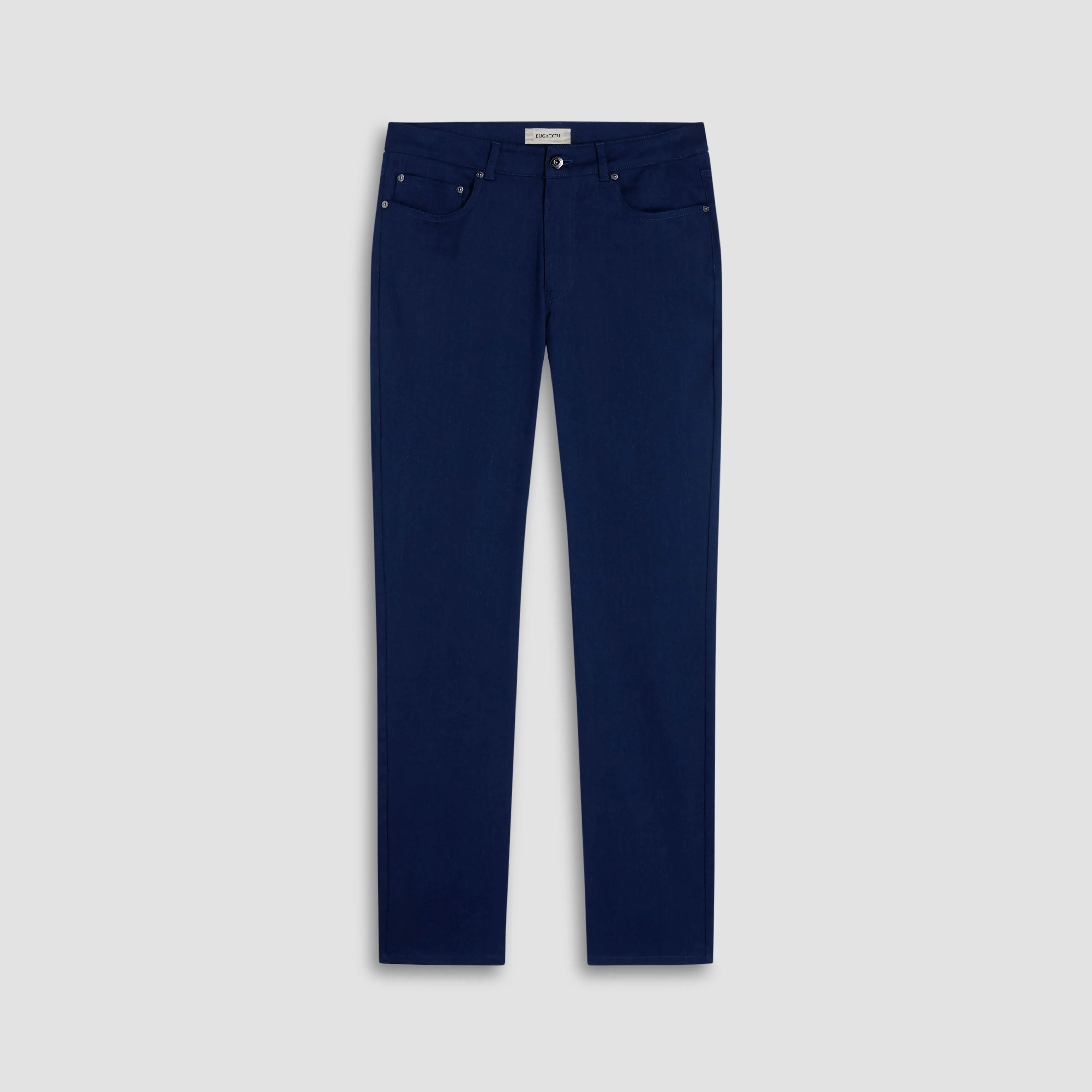 Preston Linen-Cotton Five Pocket Pants sold by Bugatchi