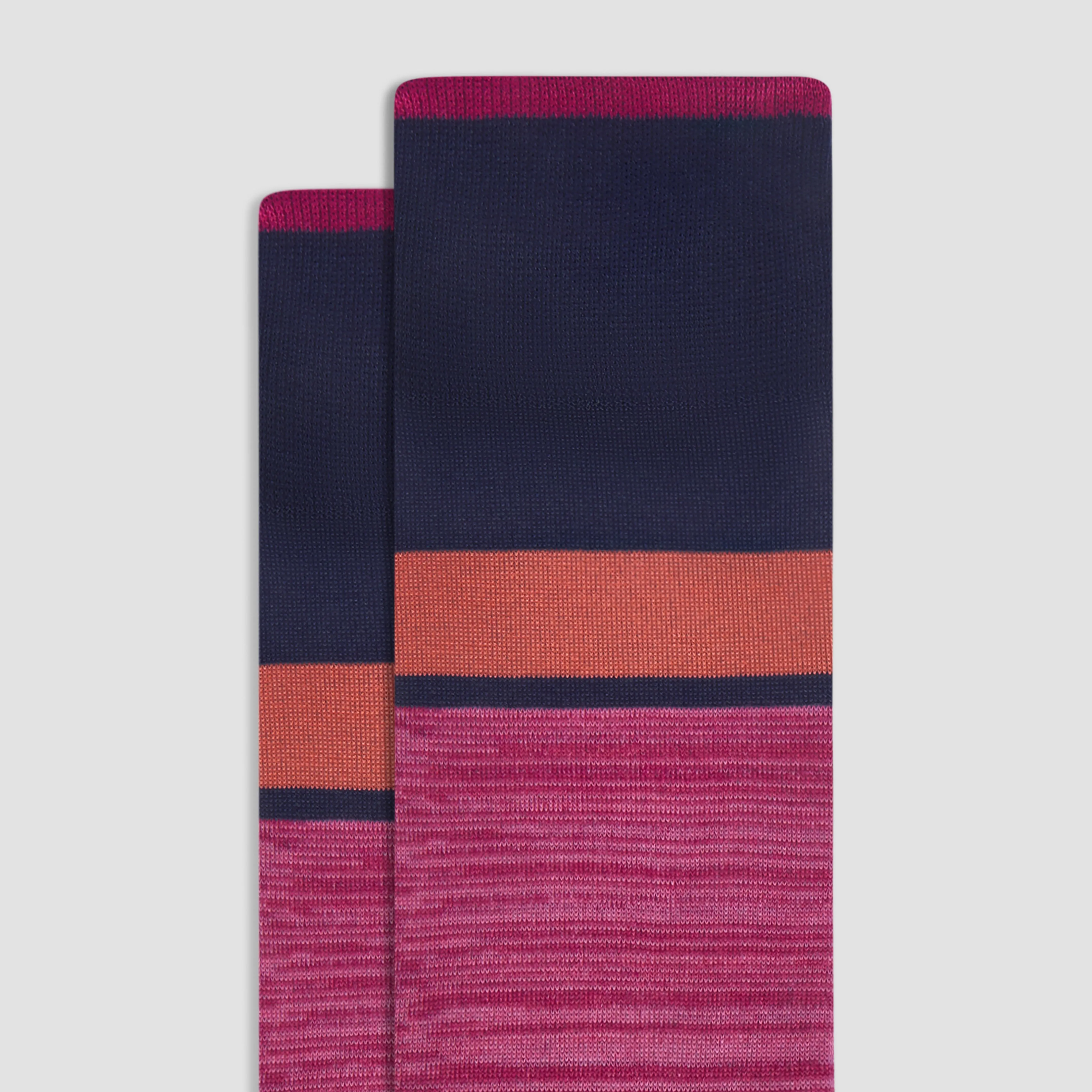 Striped Mid-Calf Socks sold by Bugatchi product image thumbnail 2