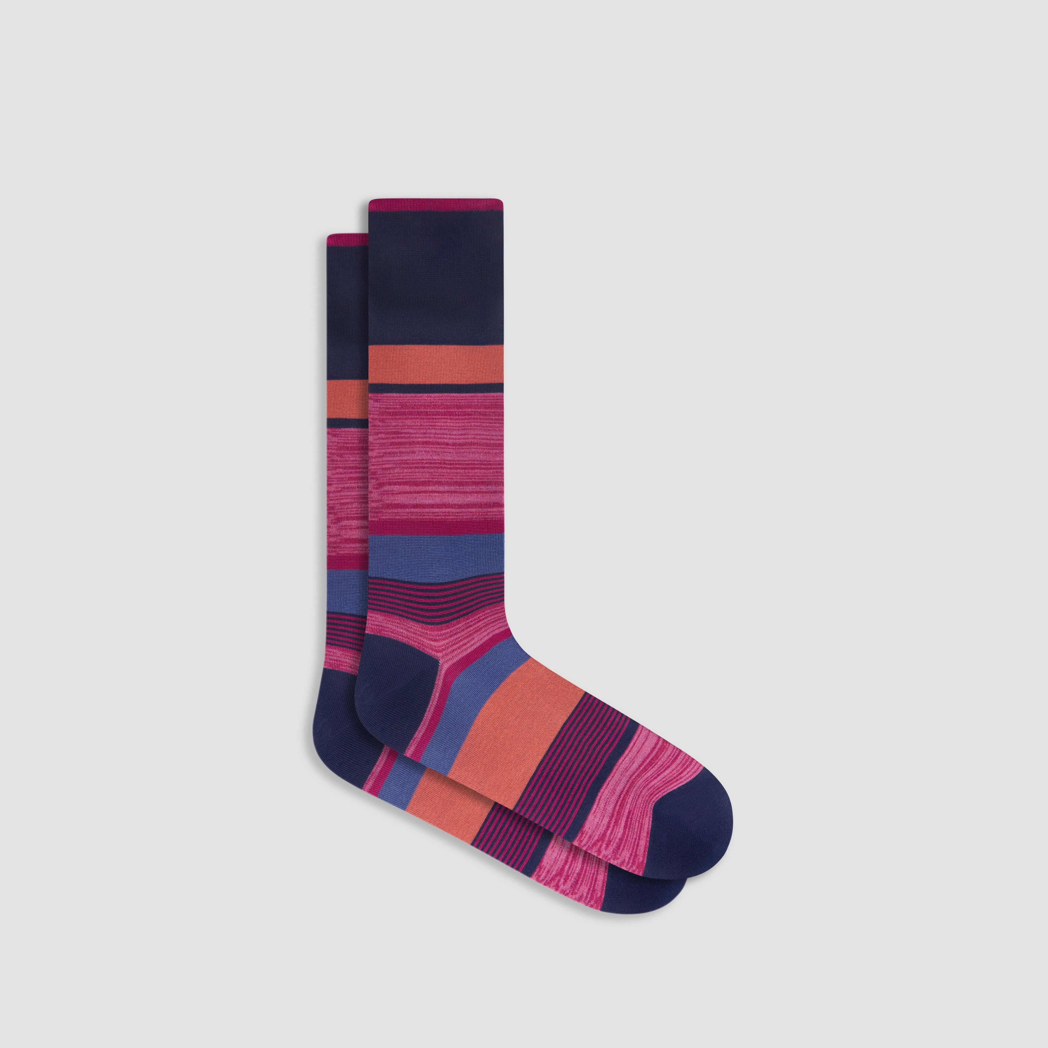 Striped Mid-Calf Socks sold by Bugatchi