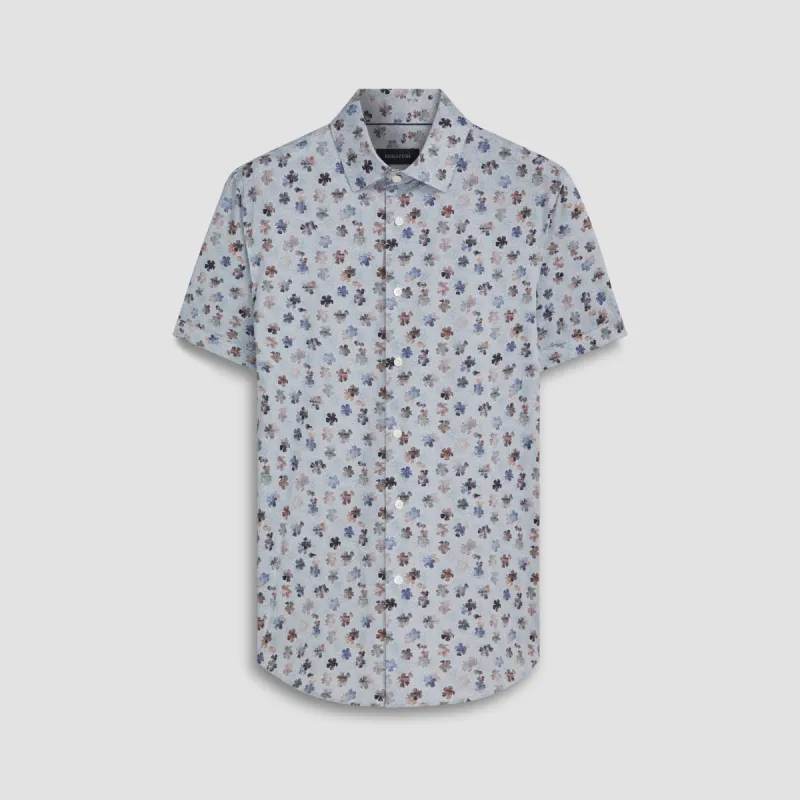 Miles Floral OoohCotton Short Sleeve Shirt sold by Bugatchi