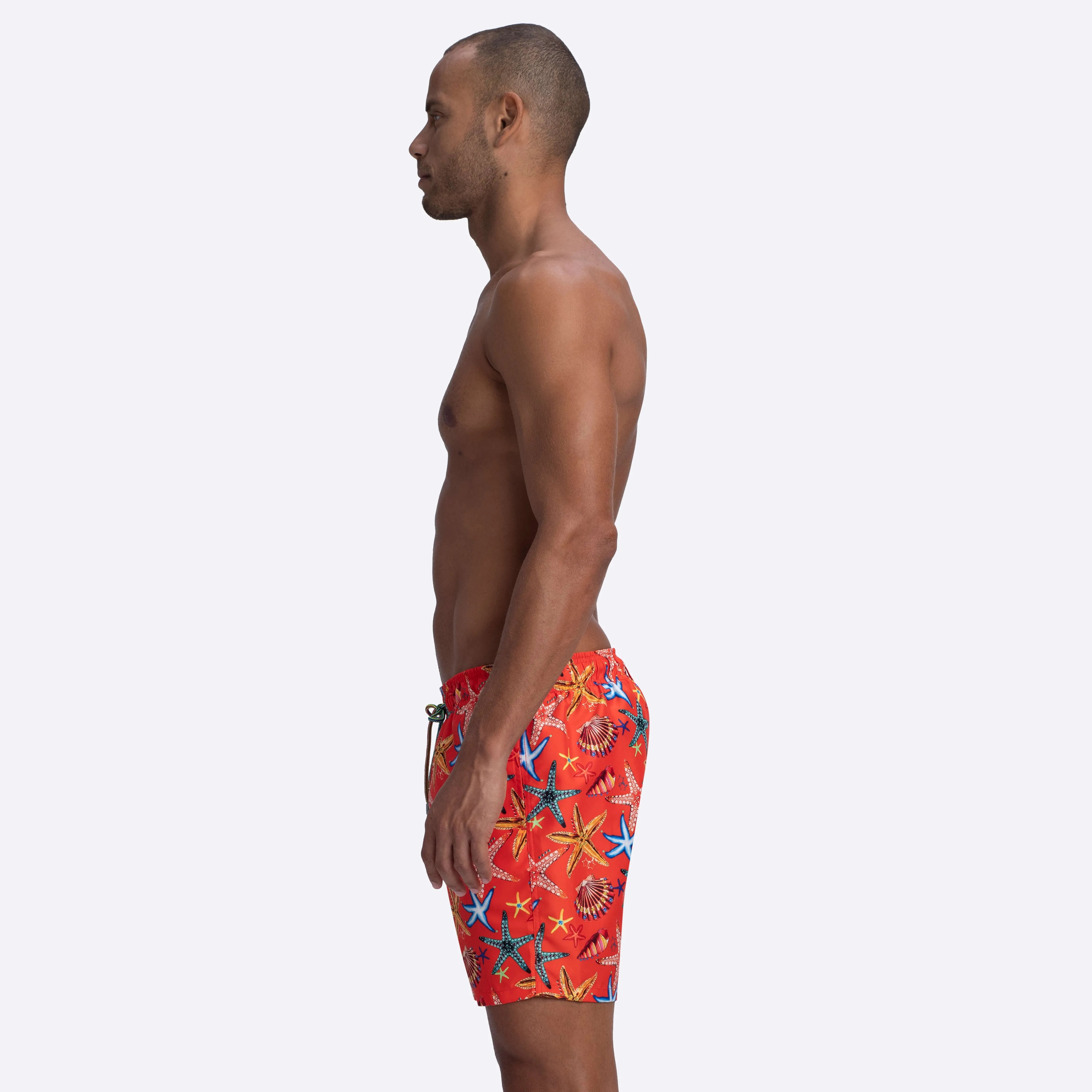 COSMO Seashell Print Swim Trunks sold by Bugatchi product image thumbnail 3