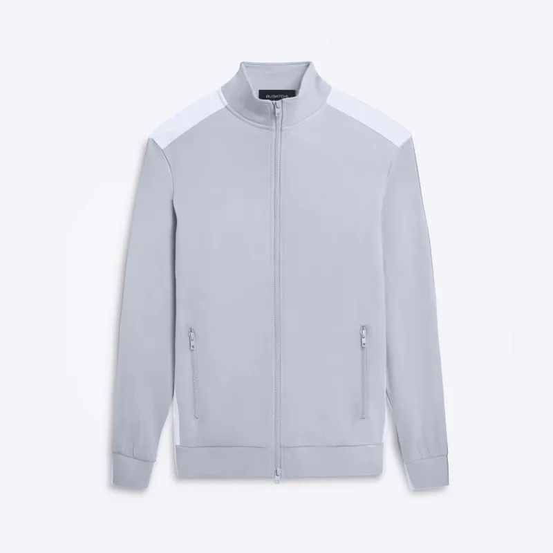 Full Zip Mock Neck Sweatshirt sold by Bugatchi