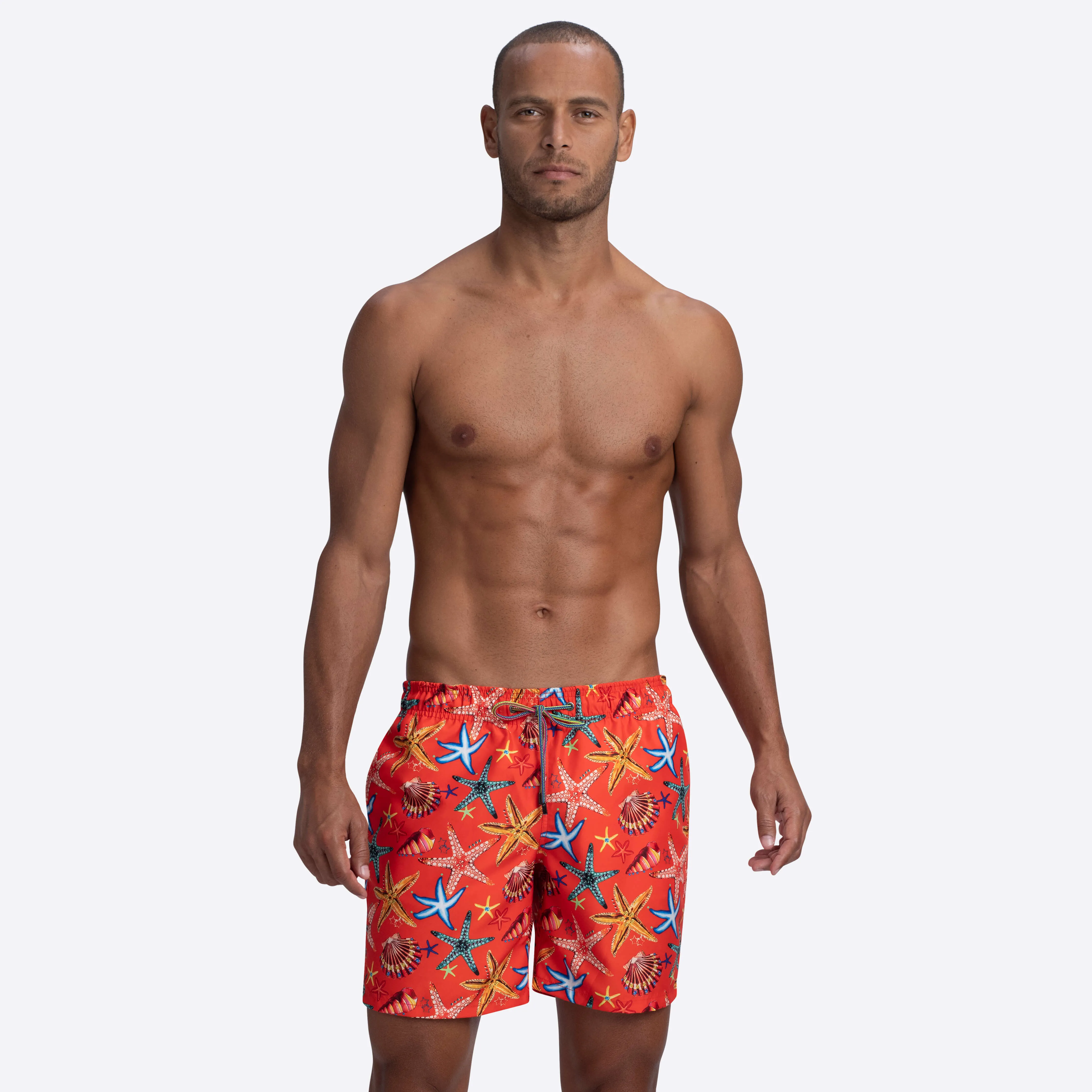 COSMO Seashell Print Swim Trunks sold by Bugatchi product image thumbnail 2