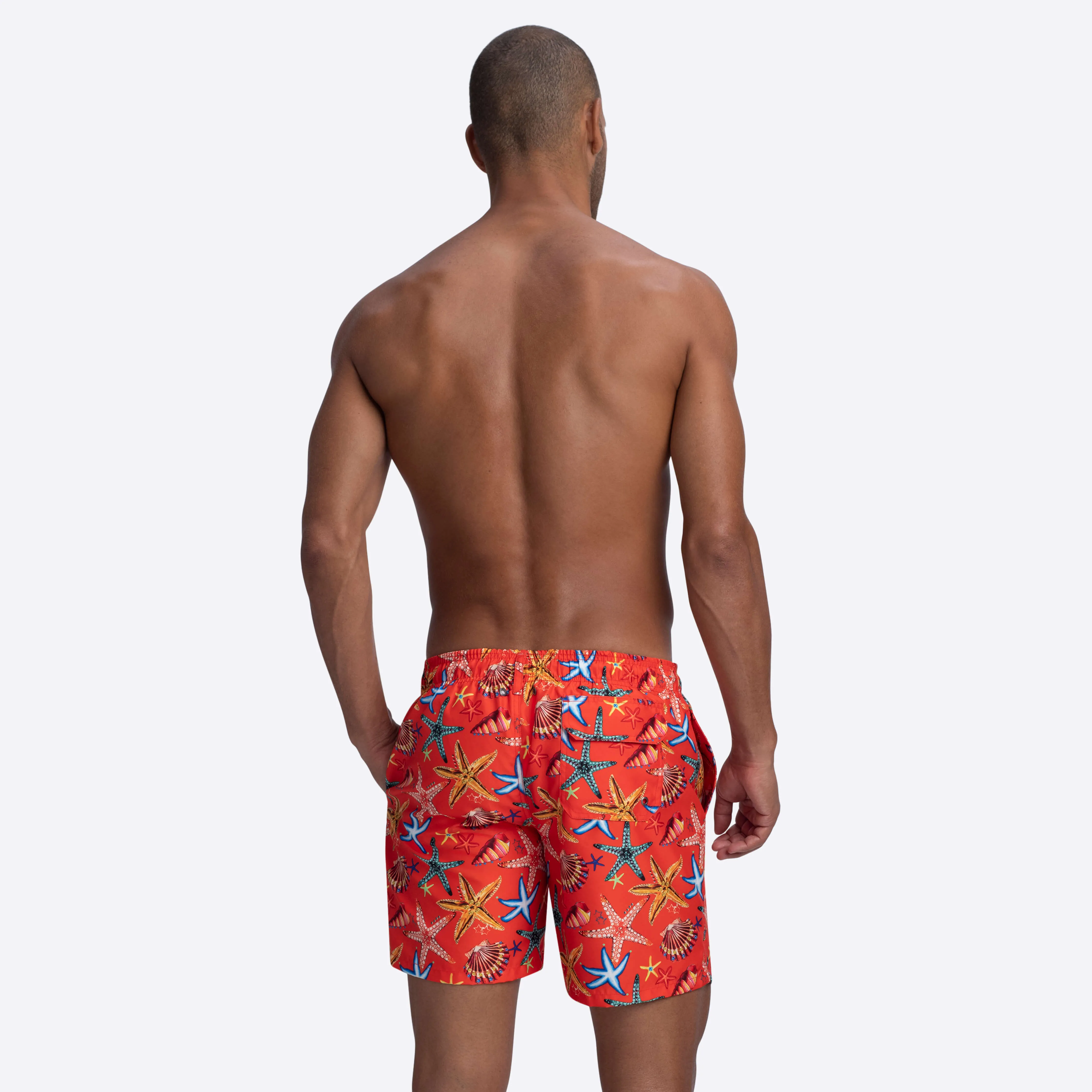 COSMO Seashell Print Swim Trunks sold by Bugatchi product image thumbnail 4