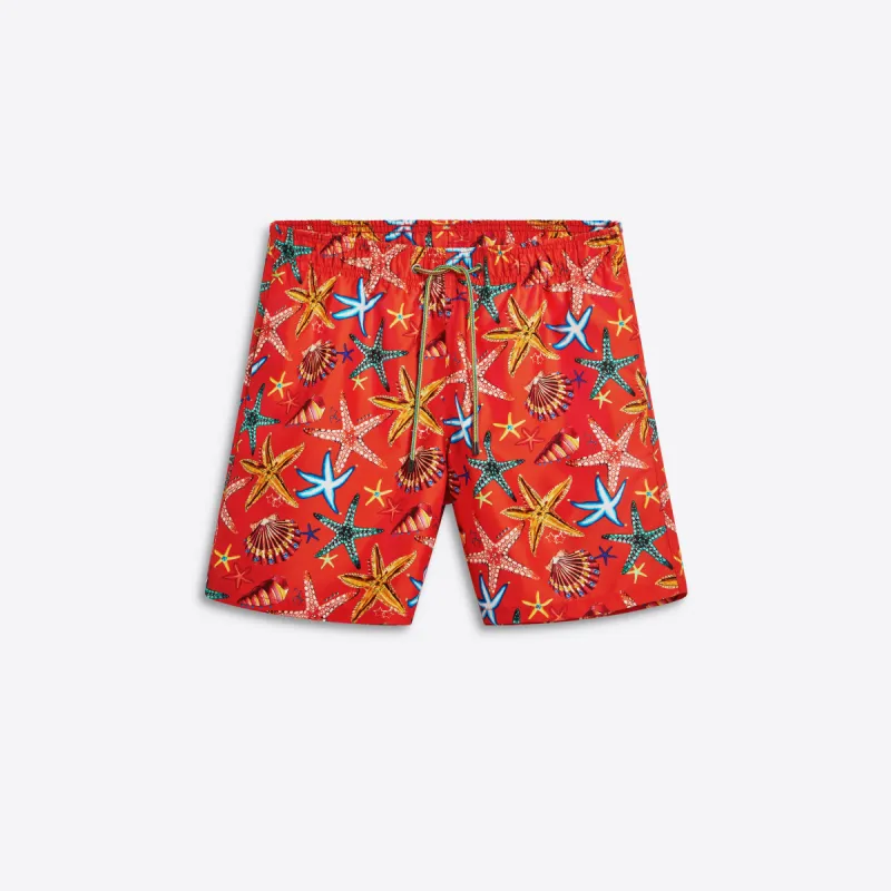 COSMO Seashell Print Swim Trunks made by Bugatchi