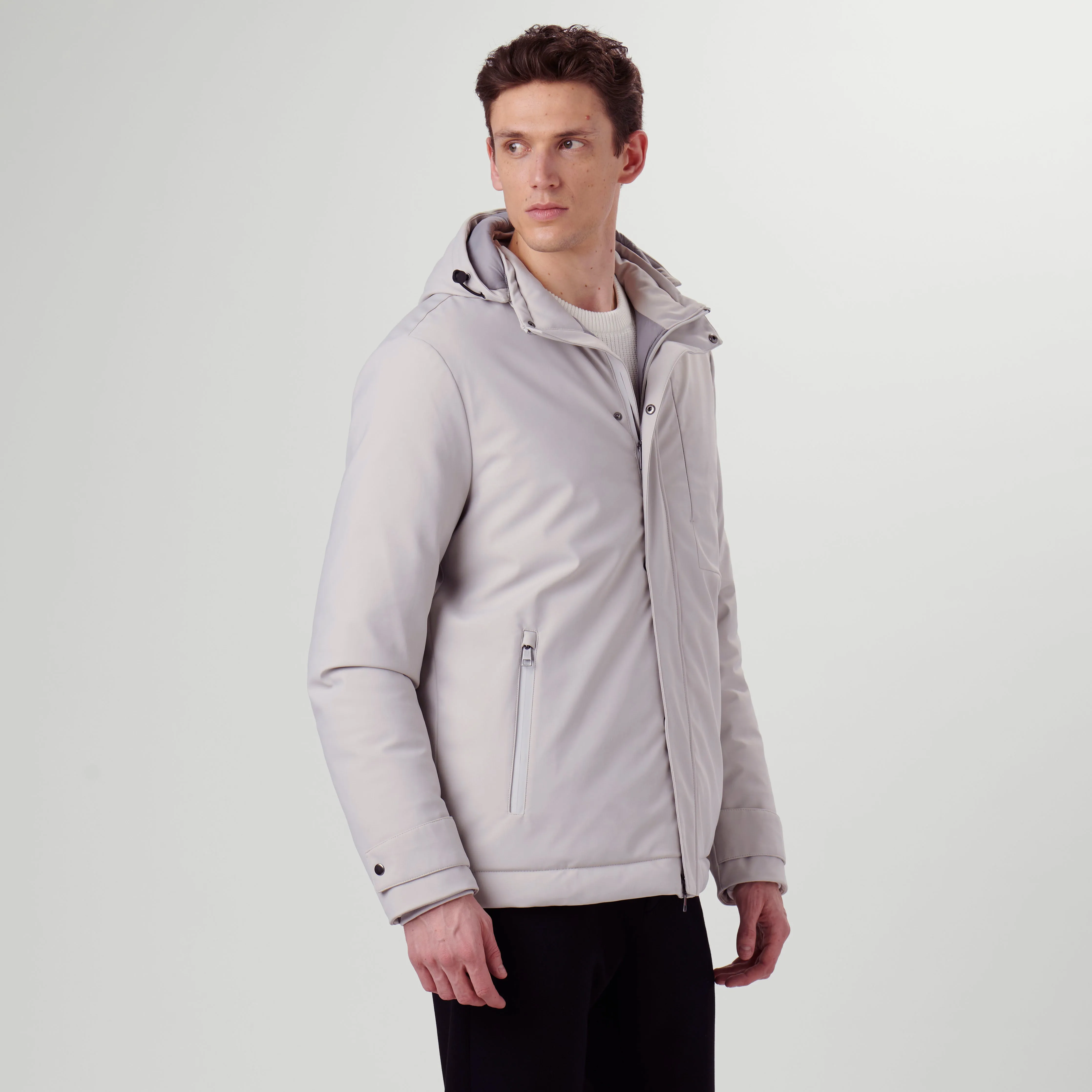 Bomber Jacket With Hood sold by Bugatchi product image thumbnail 3