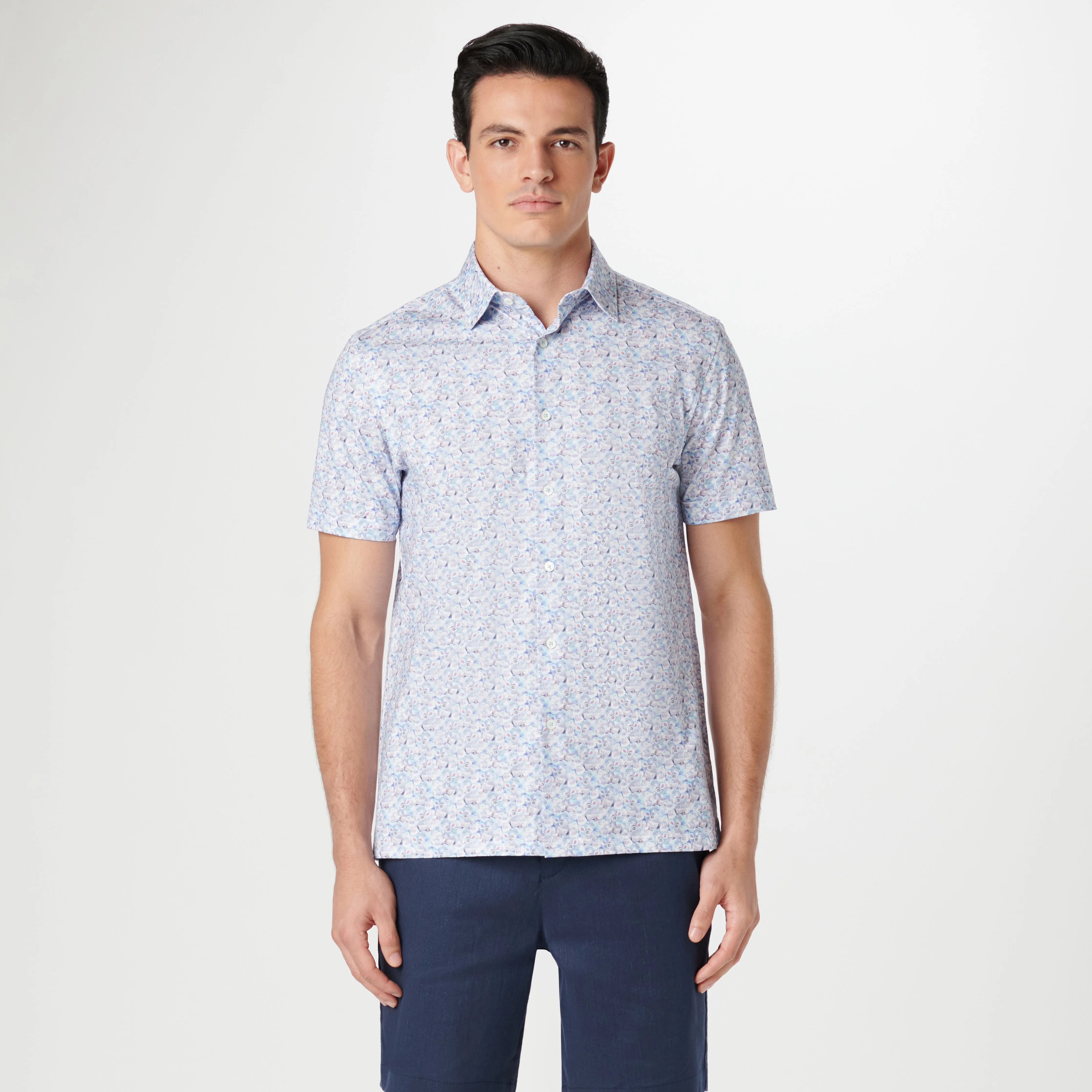 Milo Fruit Print OoohCotton Short Sleeve Shirt sold by Bugatchi product image thumbnail 2