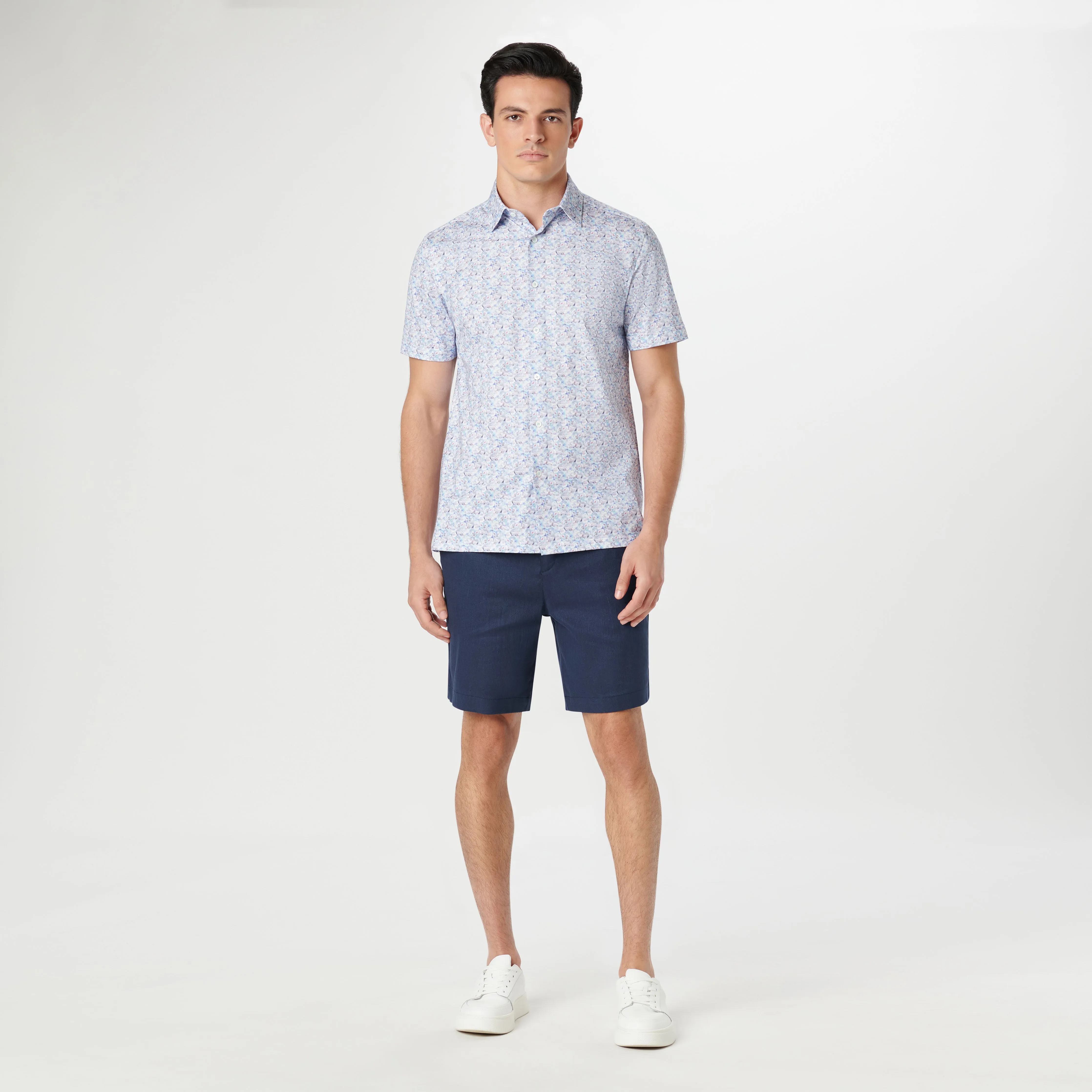 Milo Fruit Print OoohCotton Short Sleeve Shirt sold by Bugatchi product image thumbnail 5