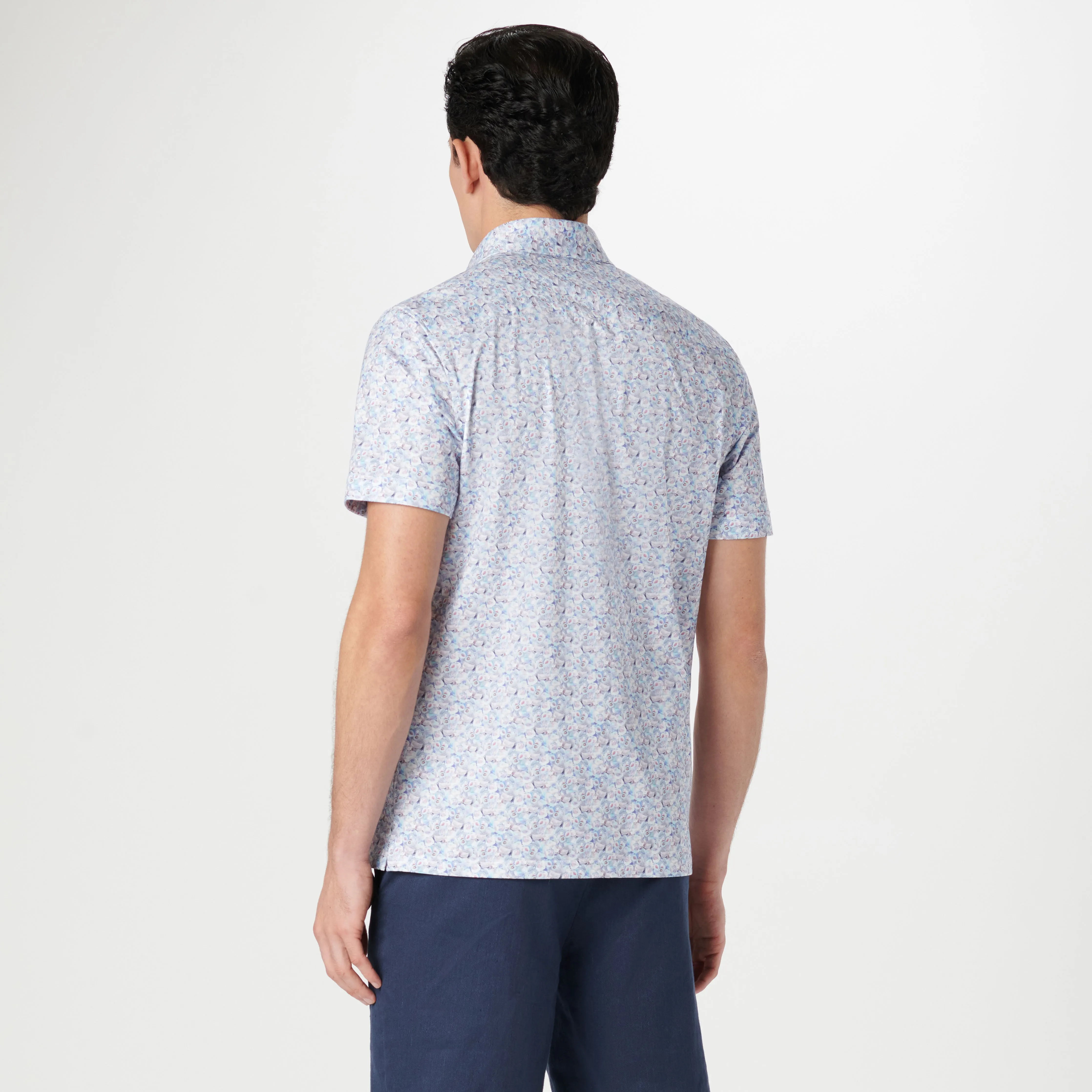 Milo Fruit Print OoohCotton Short Sleeve Shirt sold by Bugatchi product image thumbnail 4