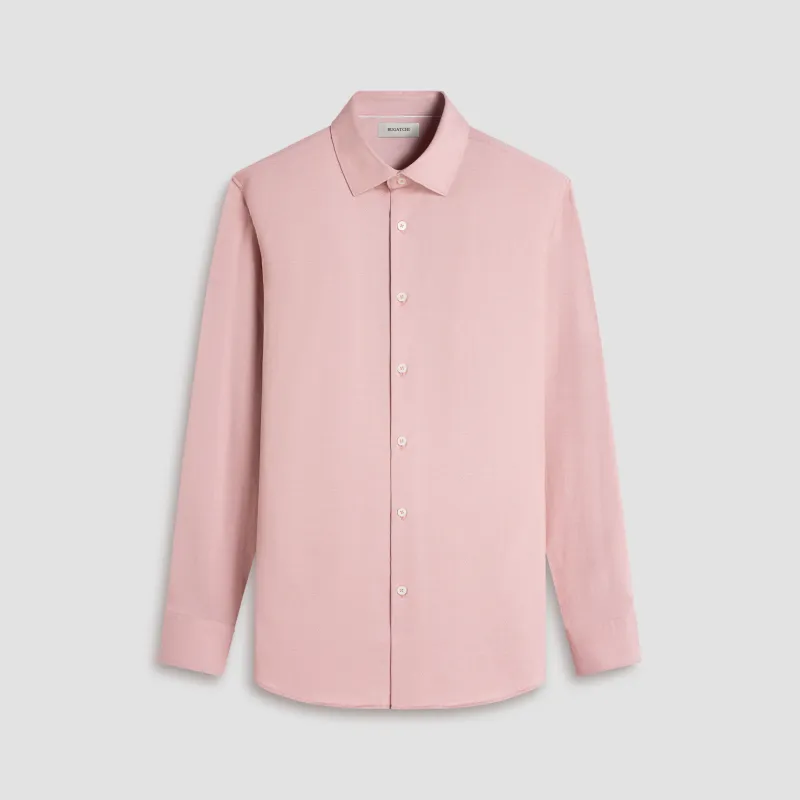 Jimmy Double-Sided Herringbone & Solid OoohCotton Shirt sold by Bugatchi
