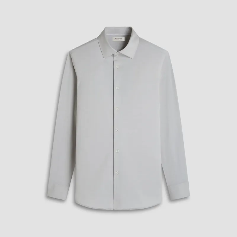 Jimmy Double-Sided Herringbone & Solid OoohCotton Shirt sold by Bugatchi