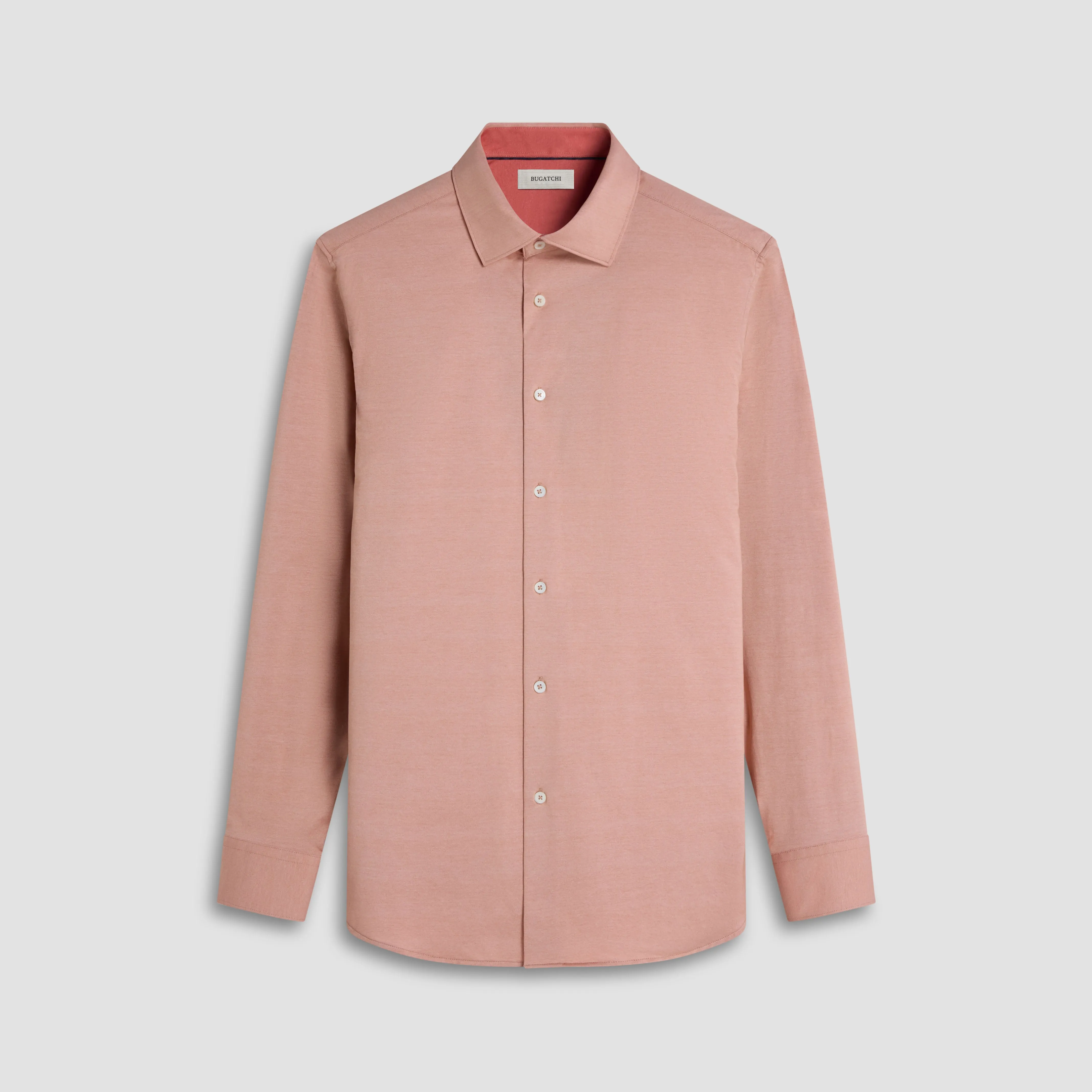 Jimmy Double-Sided Solid OoohCotton Shirt sold by Bugatchi