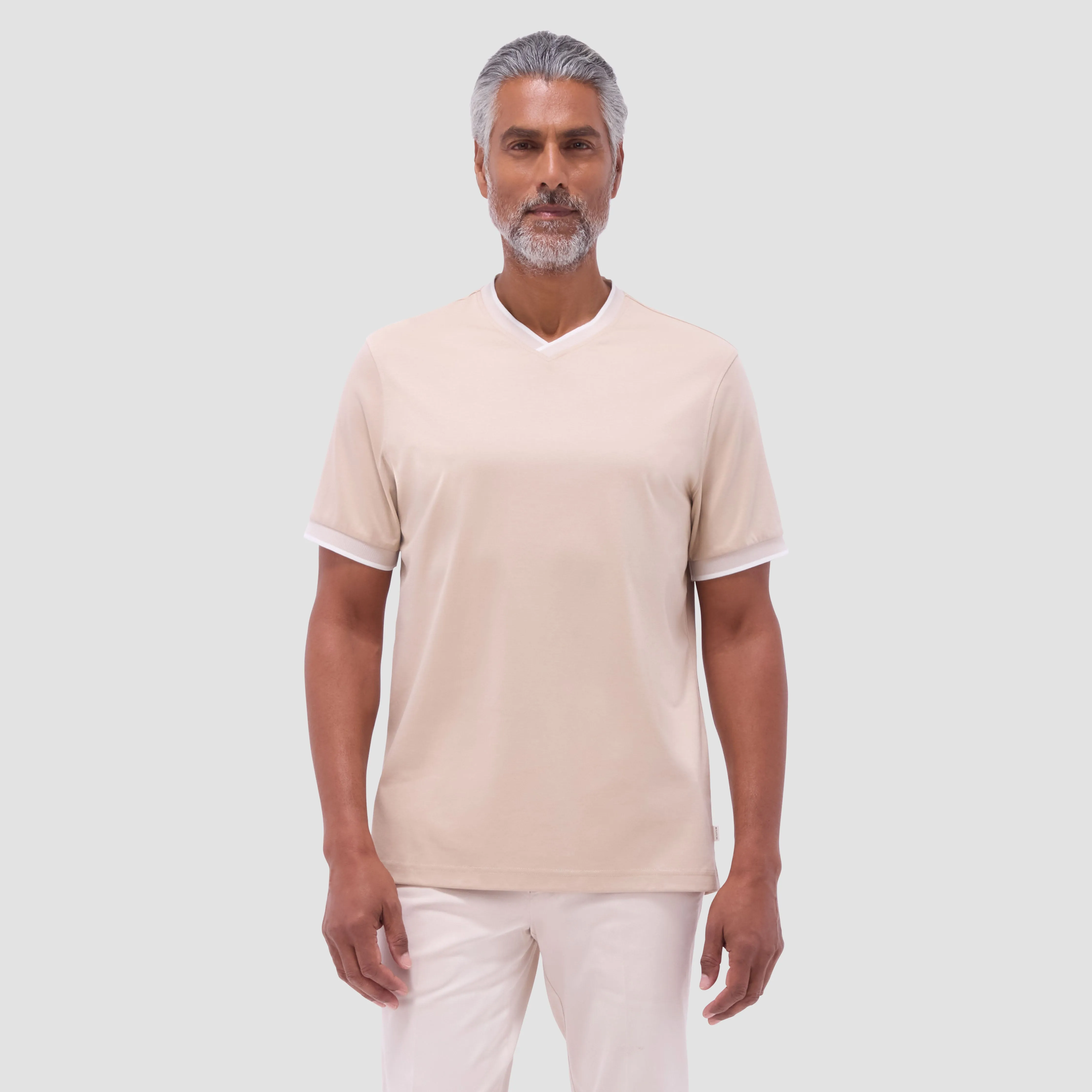 Solid Crew Neck T-Shirt sold by Bugatchi product image thumbnail 2