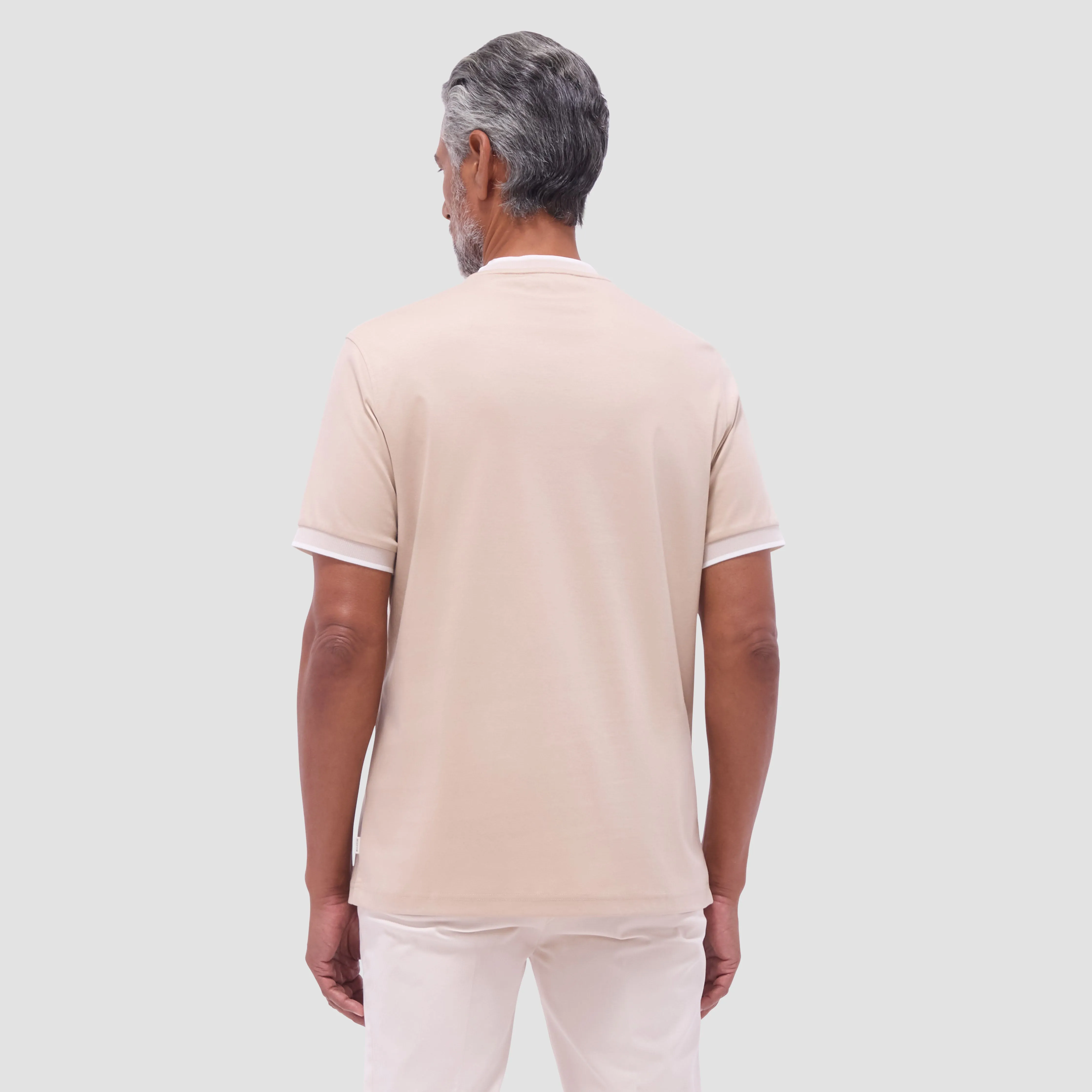 Solid Crew Neck T-Shirt sold by Bugatchi product image thumbnail 4