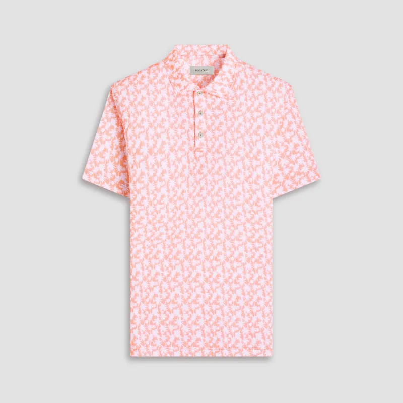 Victor Palm Tree OoohCotton Polo Shirt sold by Bugatchi