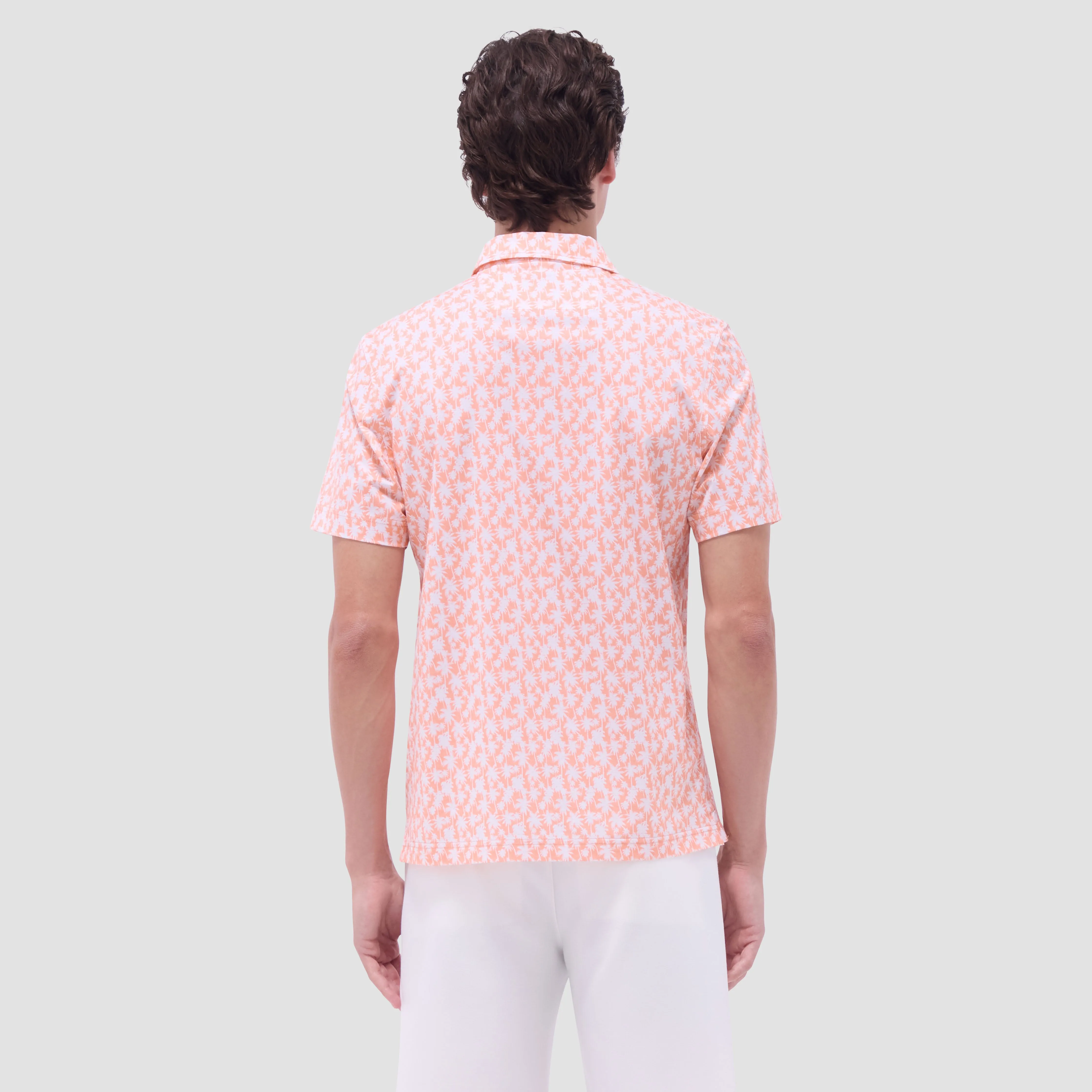 Victor Palm Tree OoohCotton Polo Shirt sold by Bugatchi product image thumbnail 4