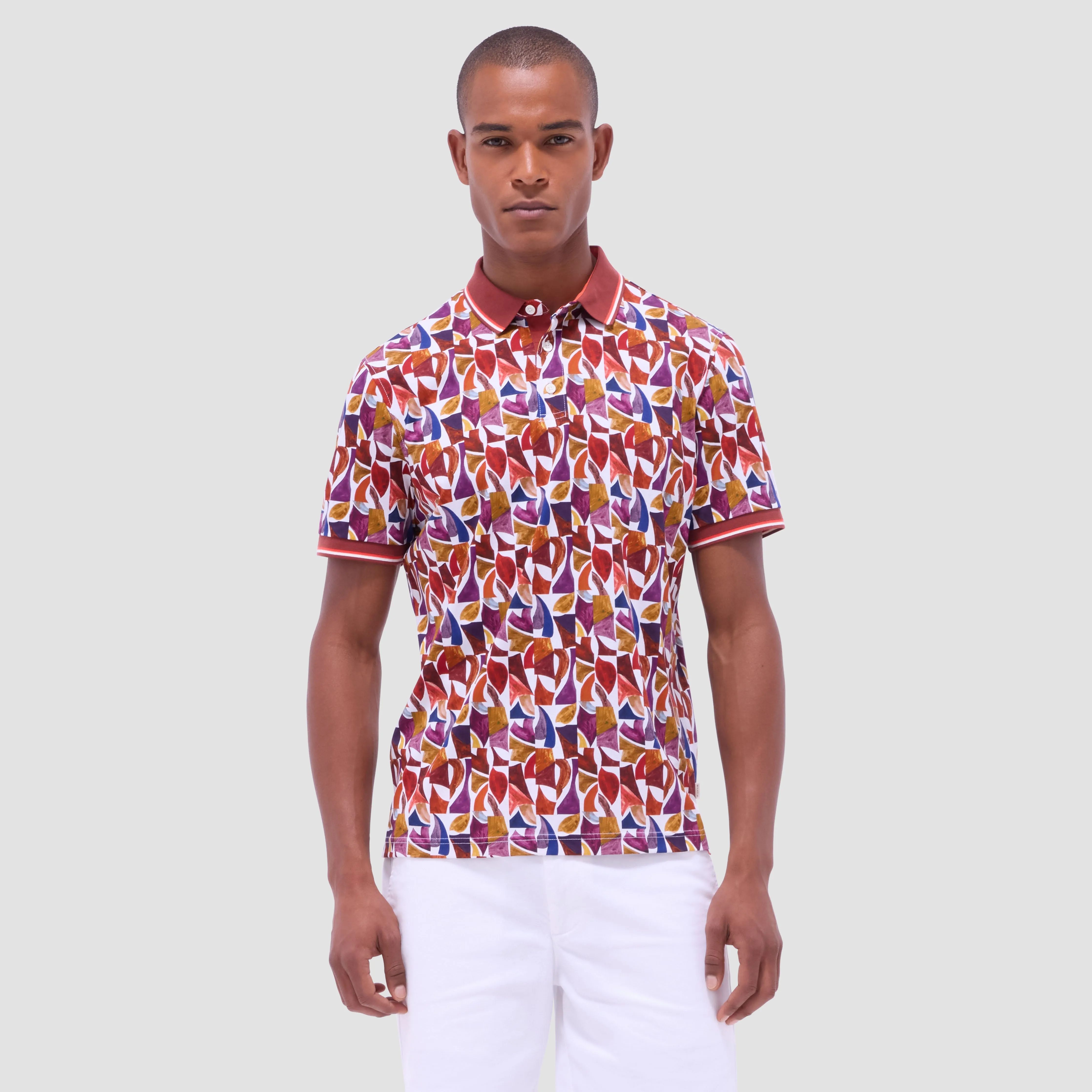 Abstract Polo Shirt sold by Bugatchi product image thumbnail 2