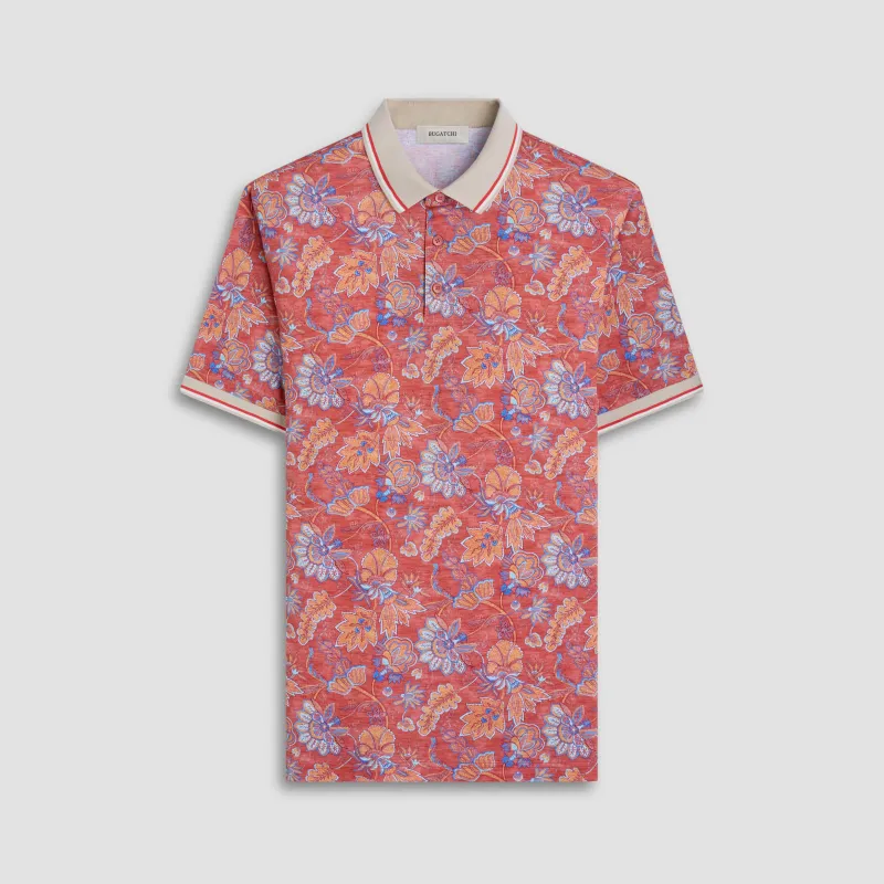 Floral Polo Shirt sold by Bugatchi