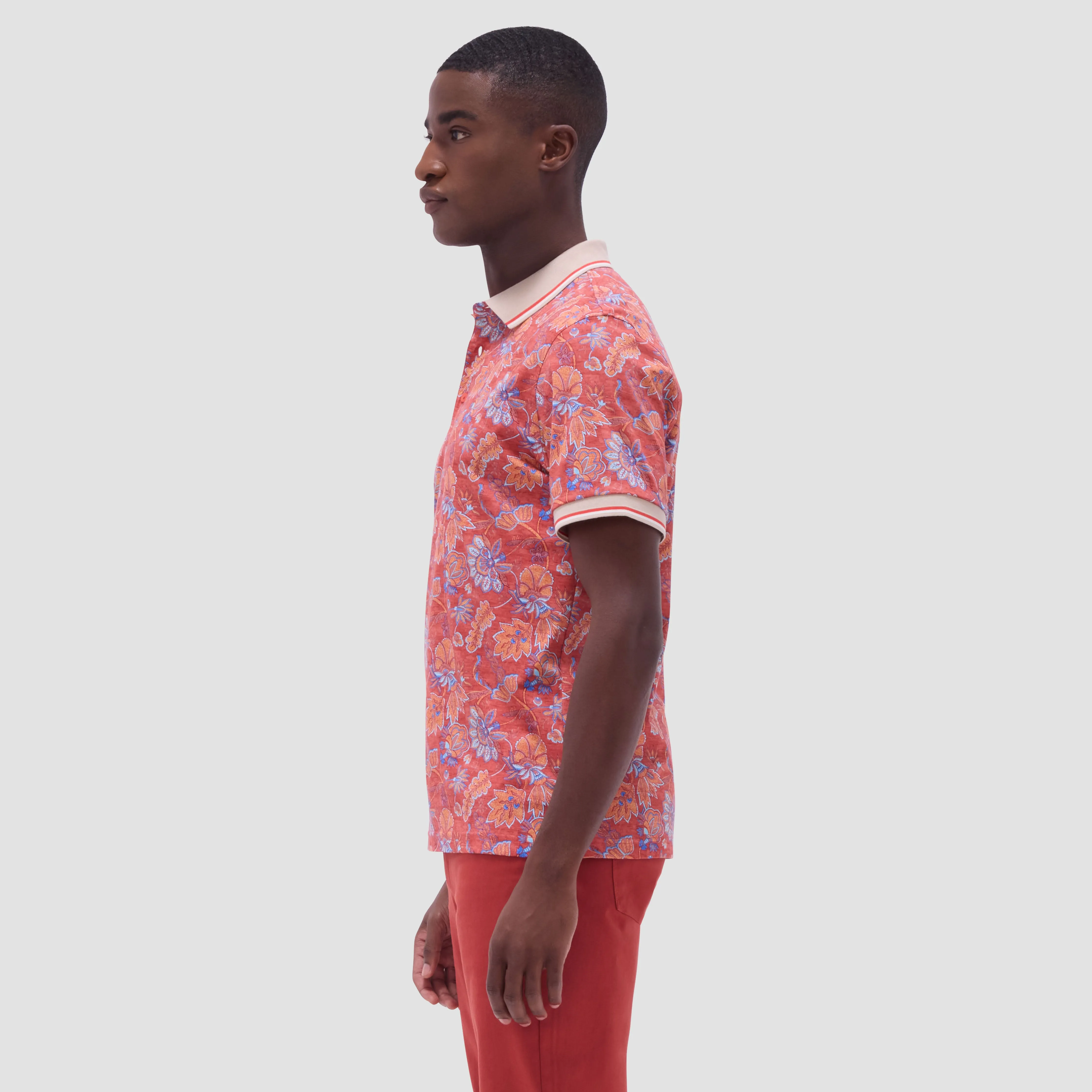 Floral Polo Shirt sold by Bugatchi product image thumbnail 3