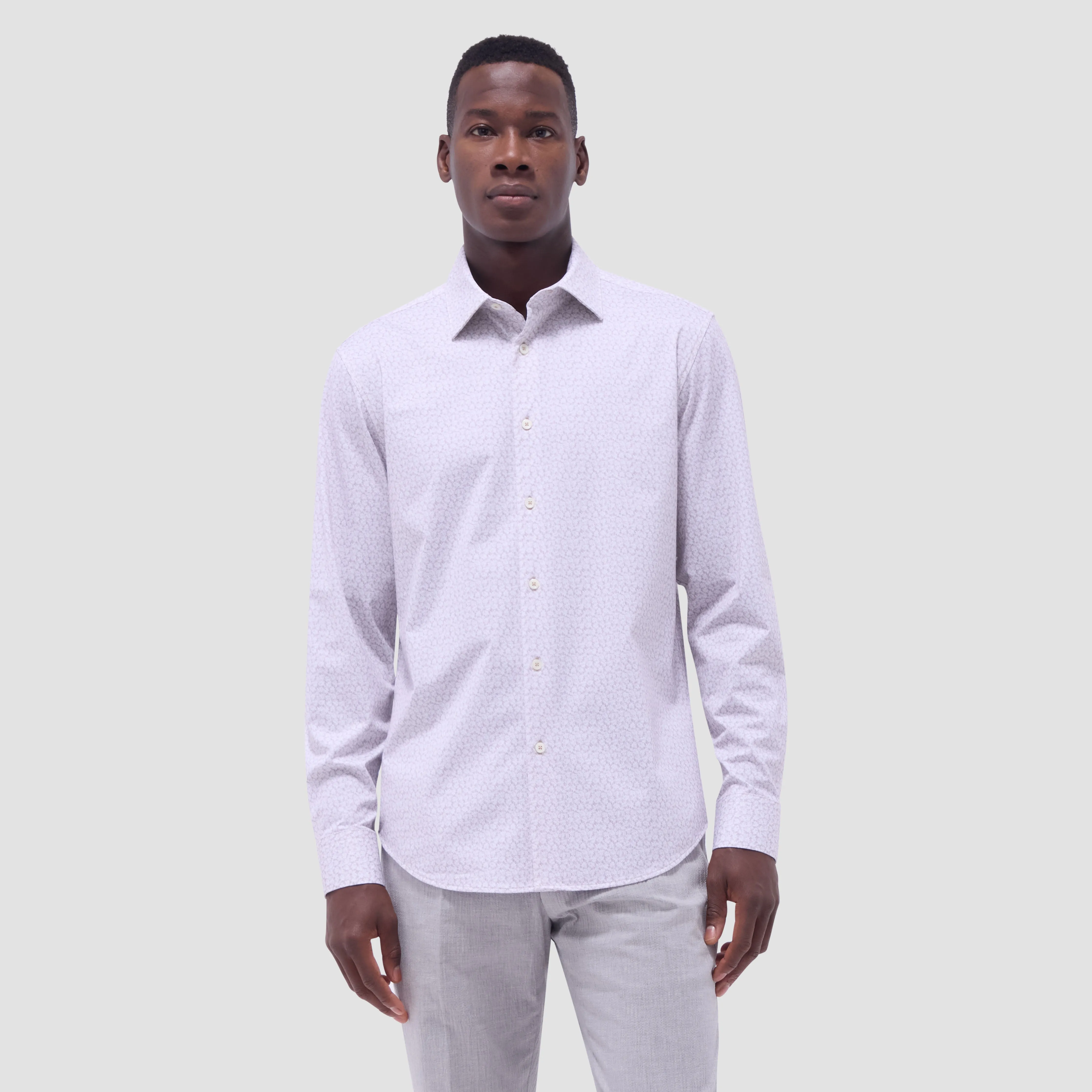 James Leaf Print OoohCotton Shirt sold by Bugatchi product image thumbnail 2