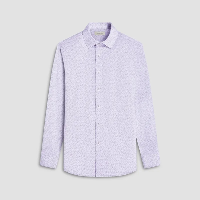 James Leaf Print OoohCotton Shirt sold by Bugatchi