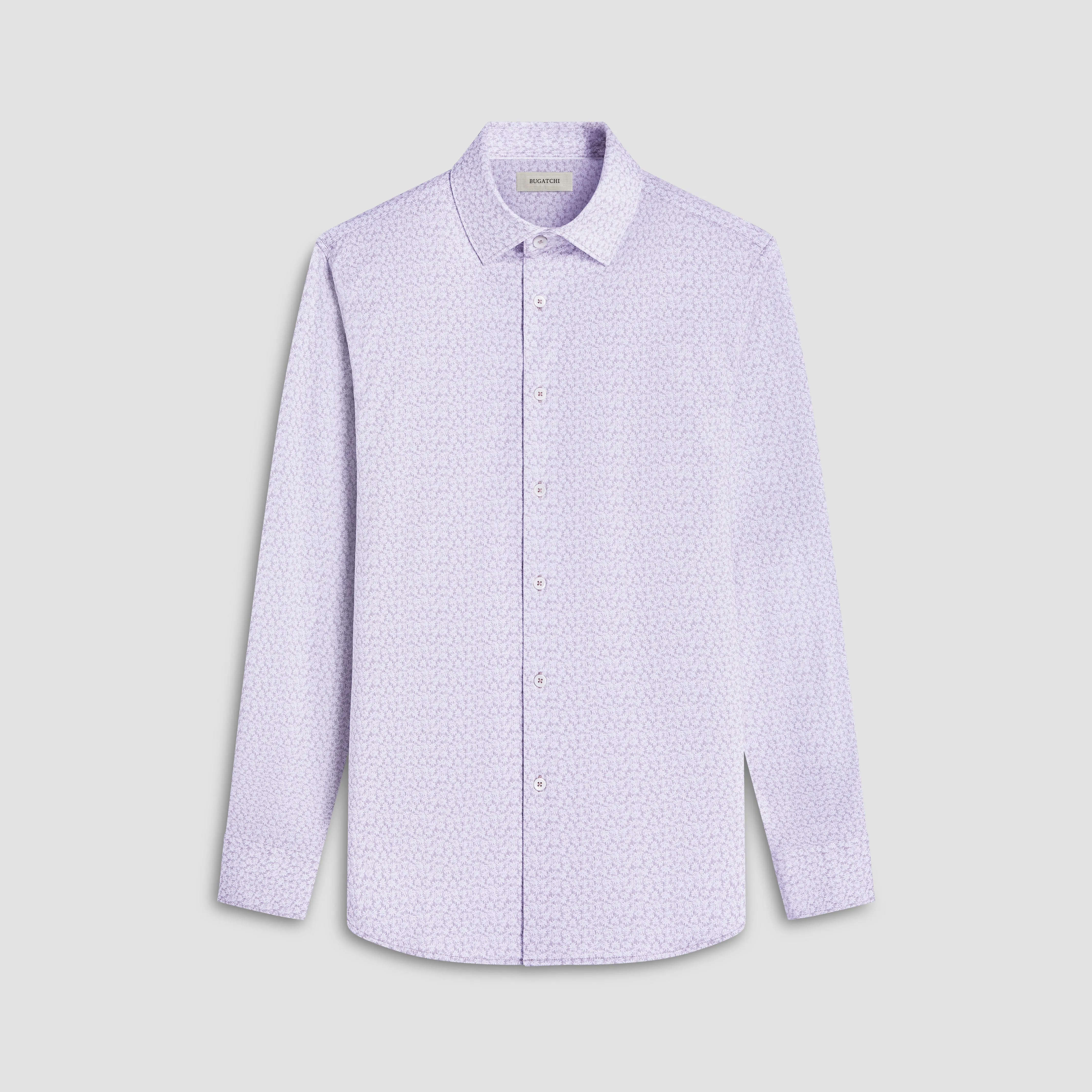 James Leaf Print OoohCotton Shirt sold by Bugatchi