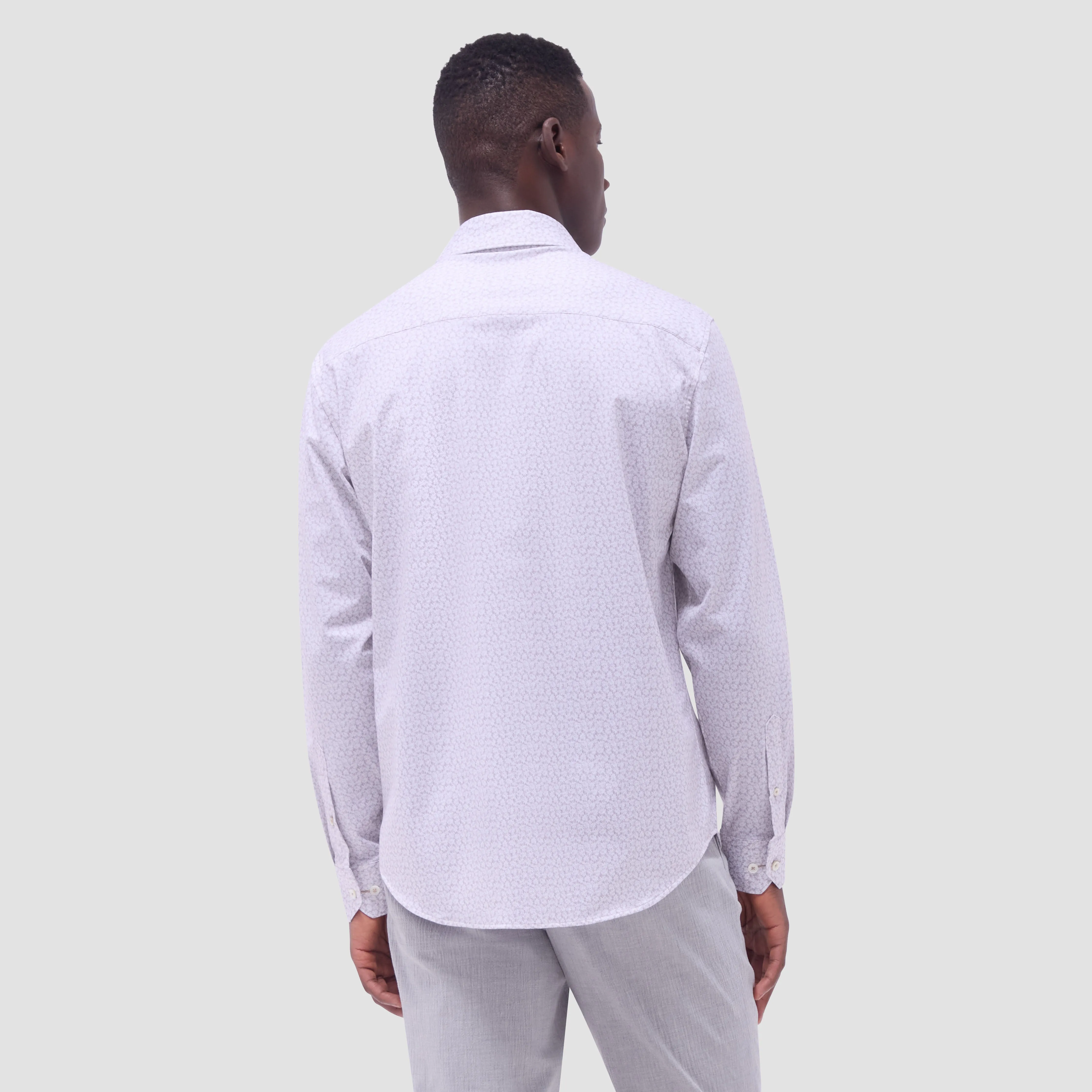 James Leaf Print OoohCotton Shirt sold by Bugatchi product image thumbnail 4