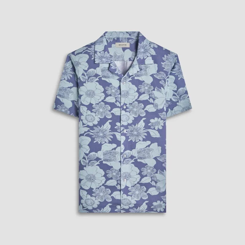 Jackson Floral Camp Shirt sold by Bugatchi