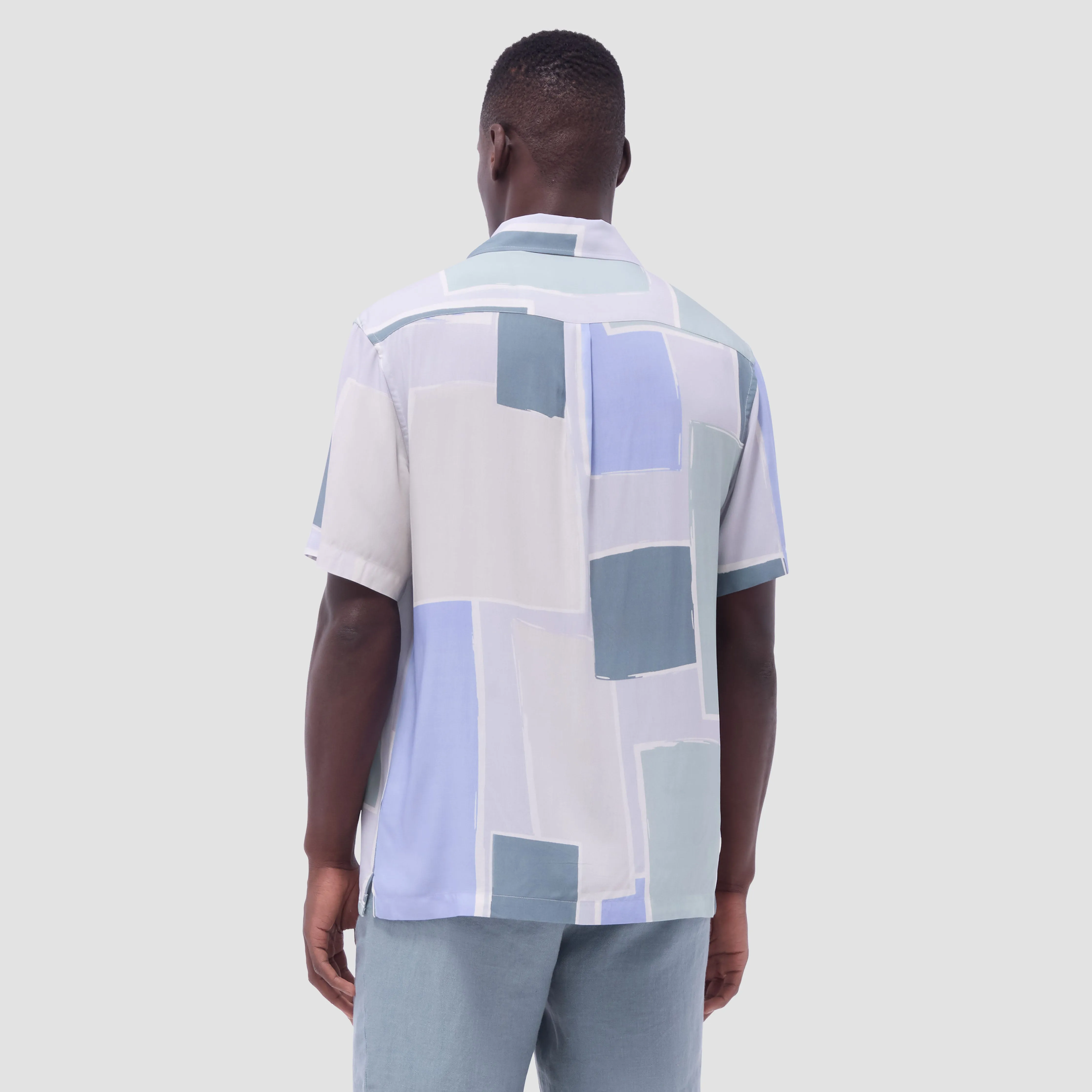 Jackson Abstract Camp Shirt sold by Bugatchi product image thumbnail 5