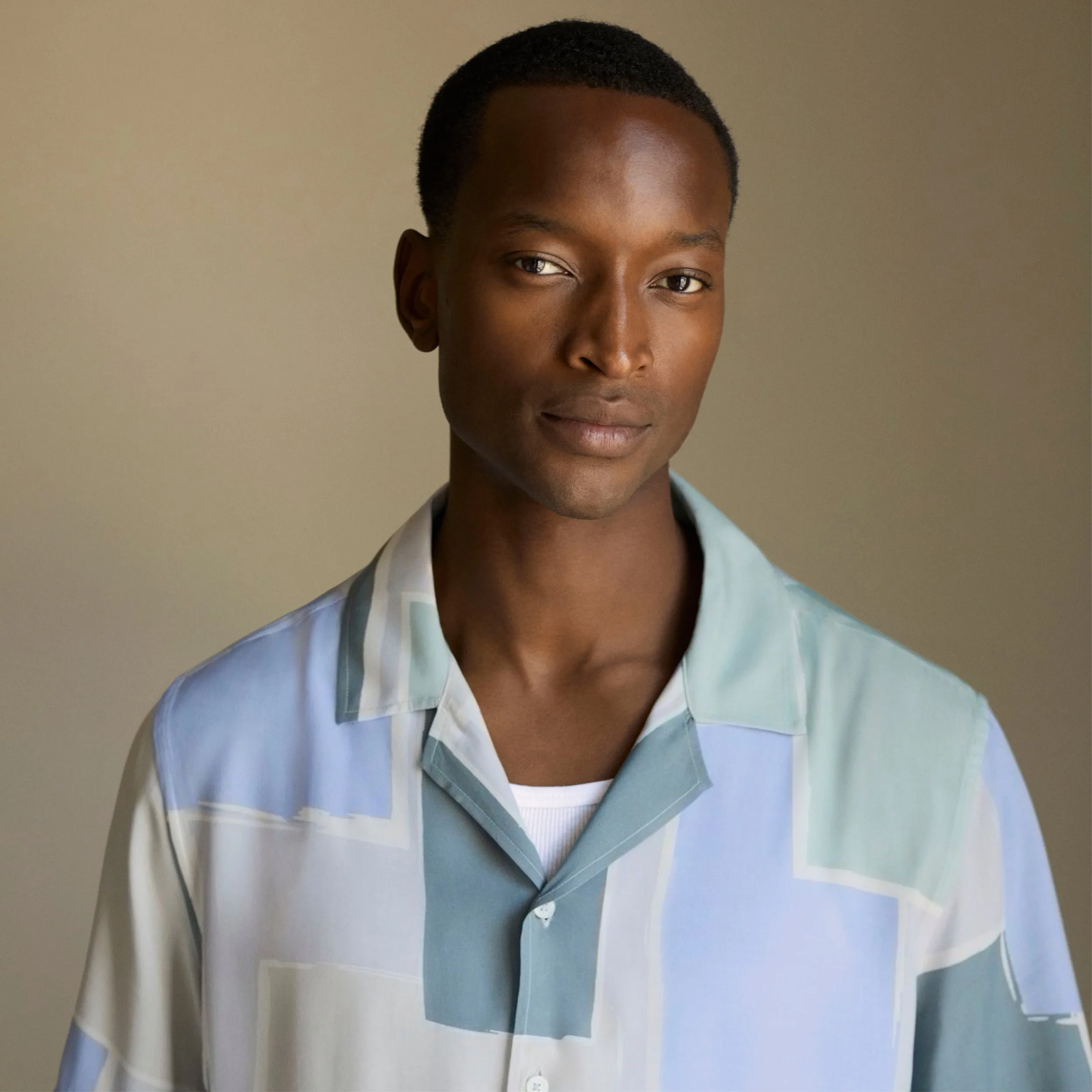 Jackson Abstract Camp Shirt sold by Bugatchi