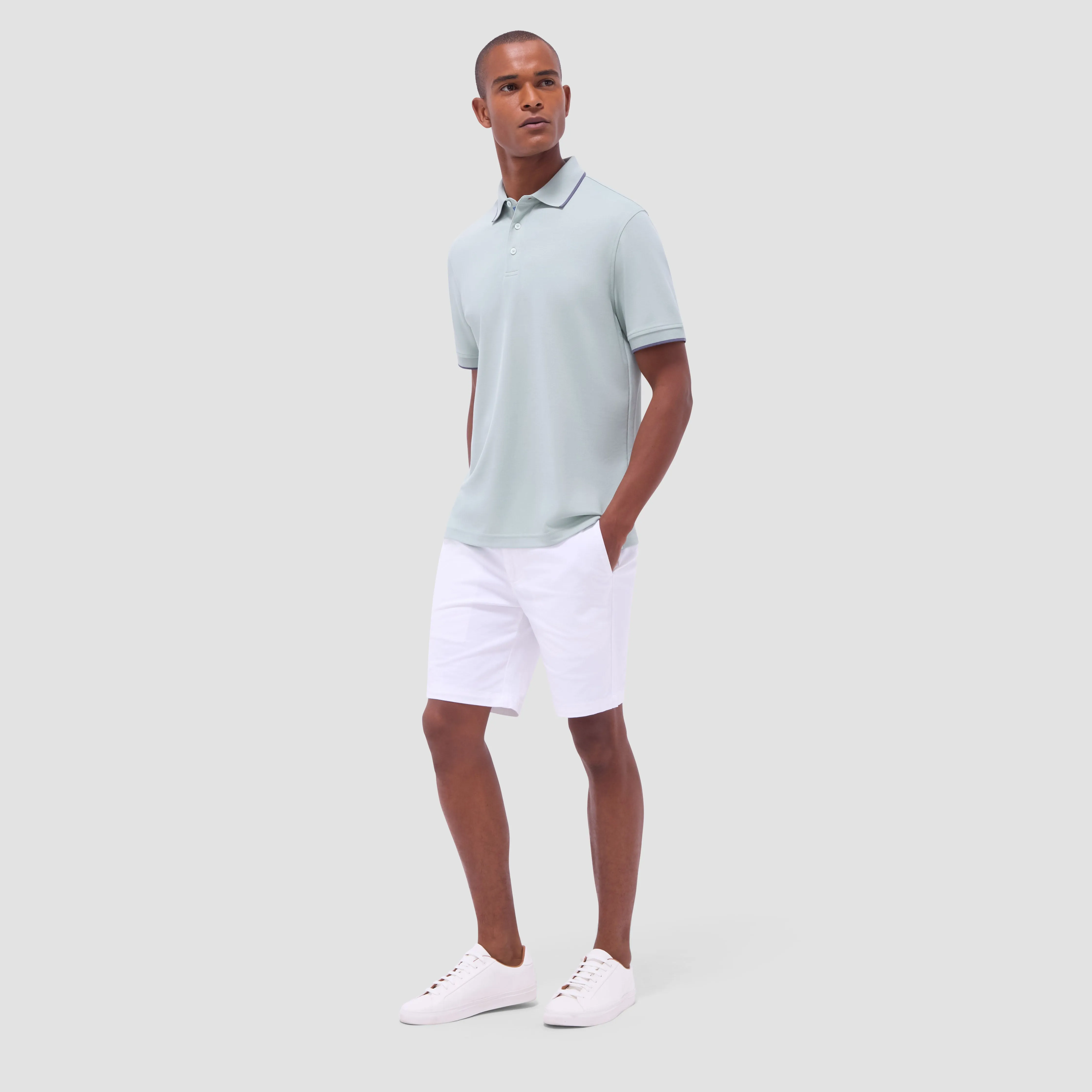 Pique Polo Shirt sold by Bugatchi product image thumbnail 5