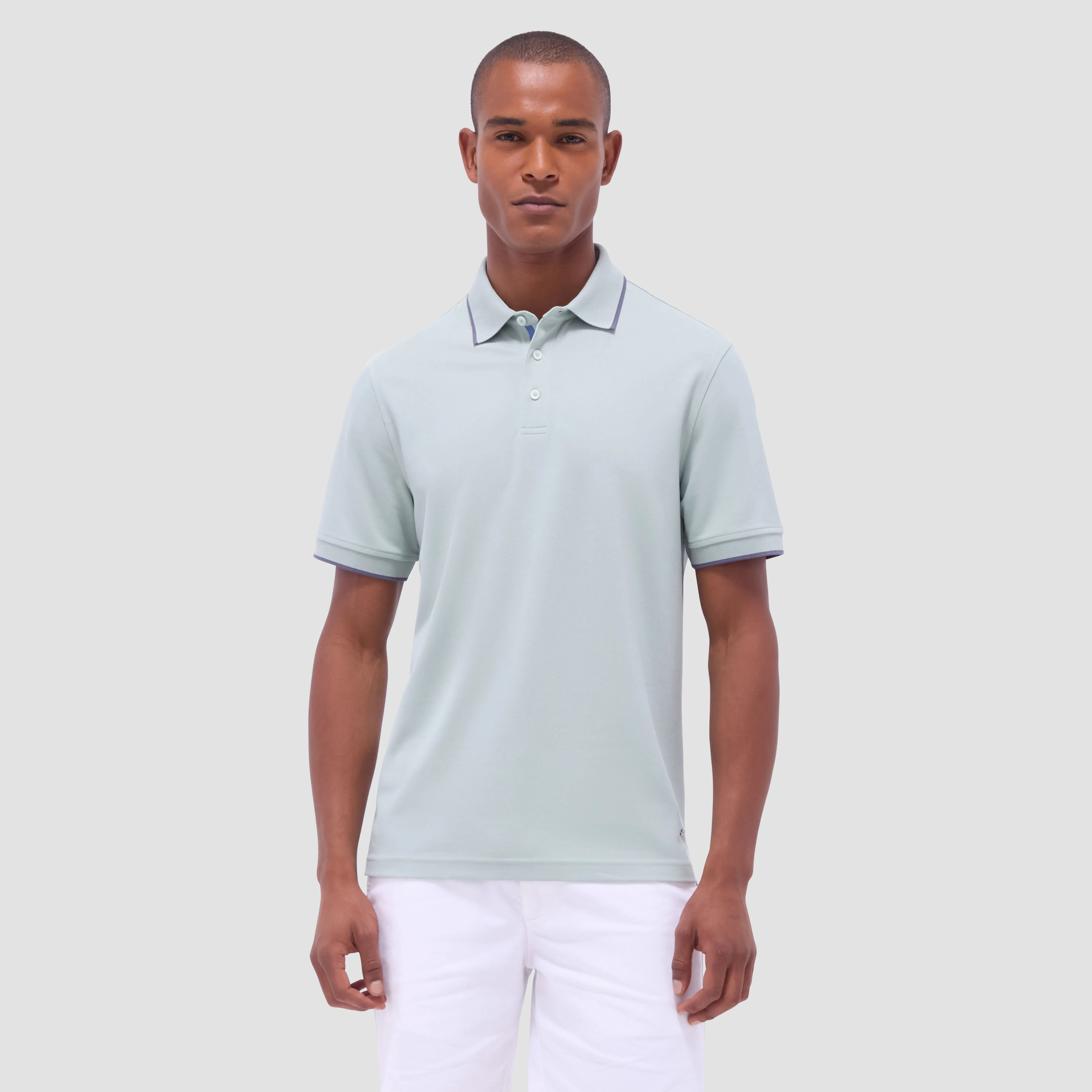 Pique Polo Shirt sold by Bugatchi product image thumbnail 2
