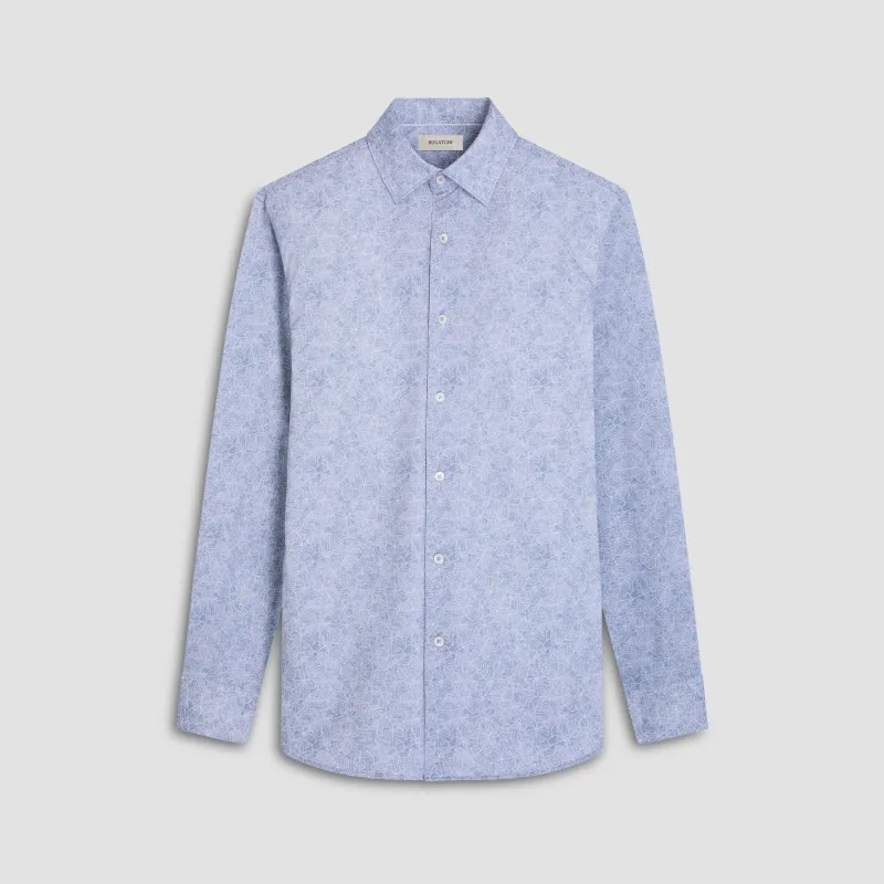 James Leaf Print OoohCotton Shirt sold by Bugatchi