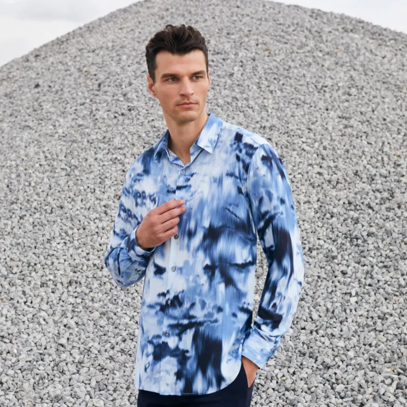 Julian EcoVero Airbrush Shirt sold by Bugatchi