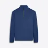 Long Sleeve Quarter Zip Pullover sold by Bugatchi