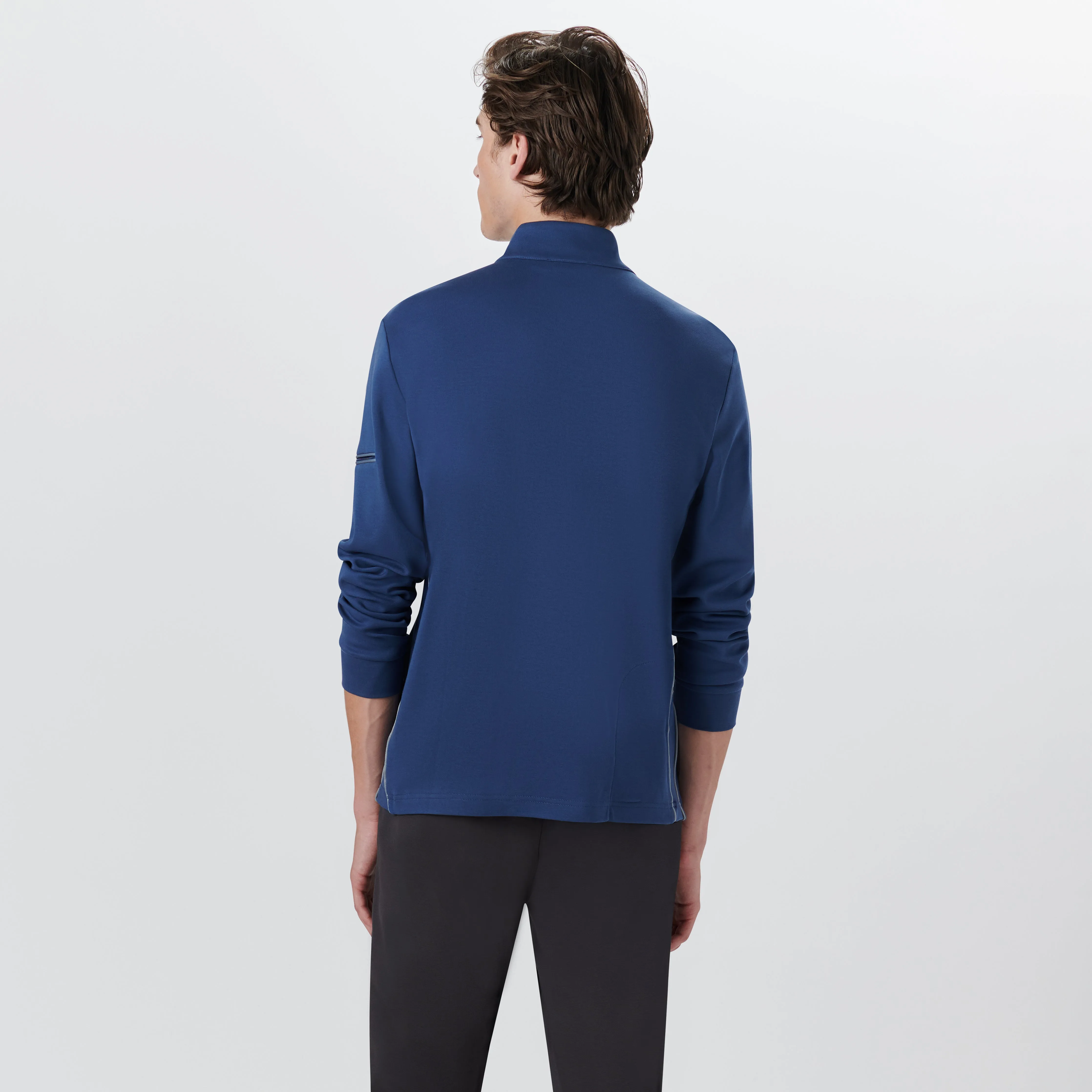 Long Sleeve Quarter Zip Pullover sold by Bugatchi product image thumbnail 4