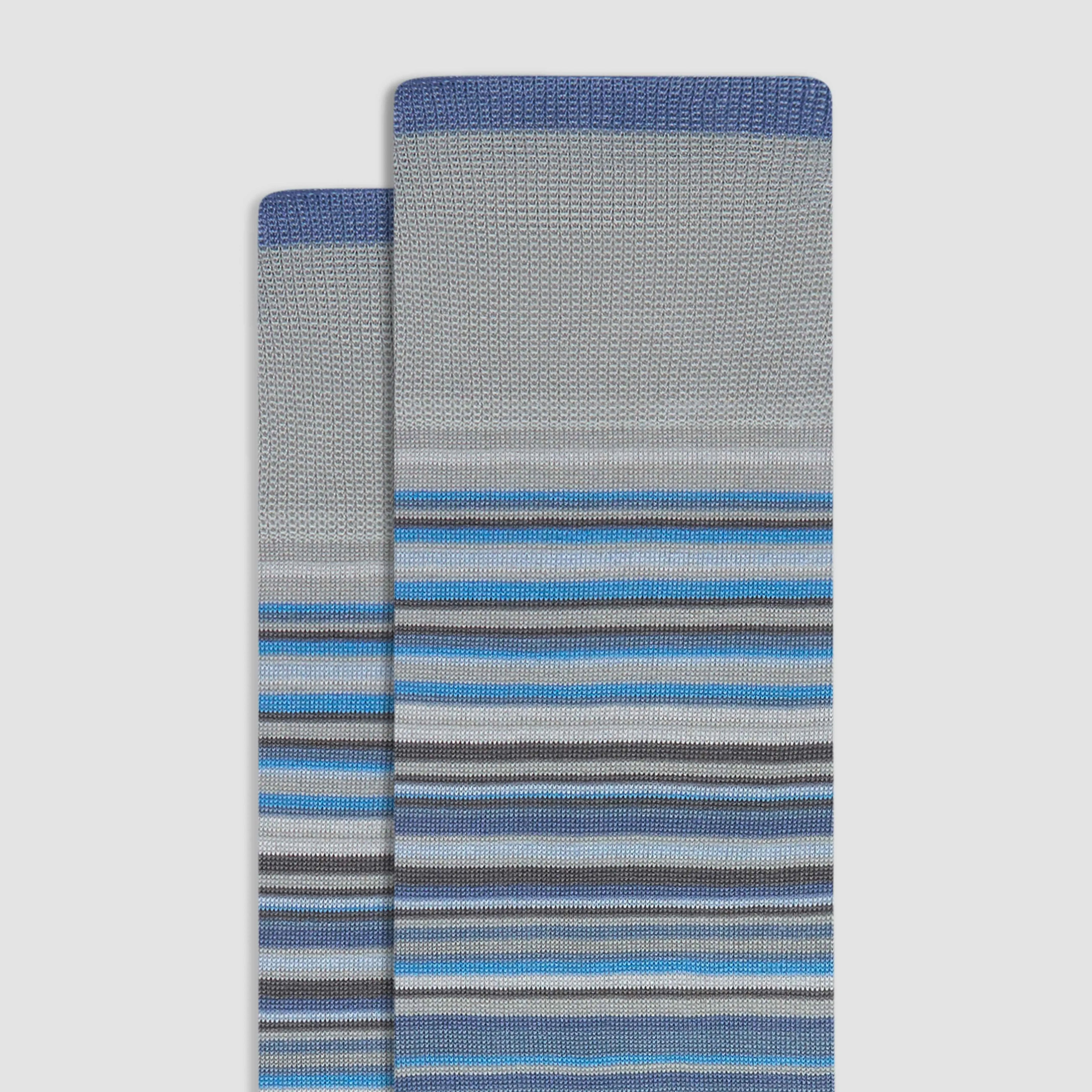 Striped Mid-Calf Socks sold by Bugatchi product image thumbnail 2