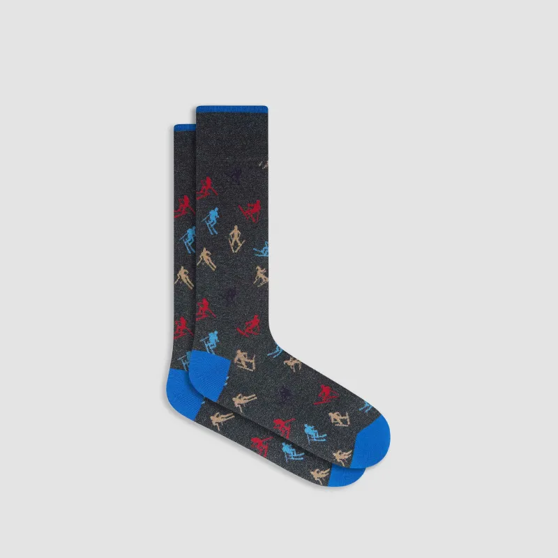 Skier Mid-Calf Socks sold by Bugatchi