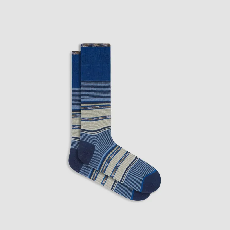 Striped Mid-Calf Socks sold by Bugatchi