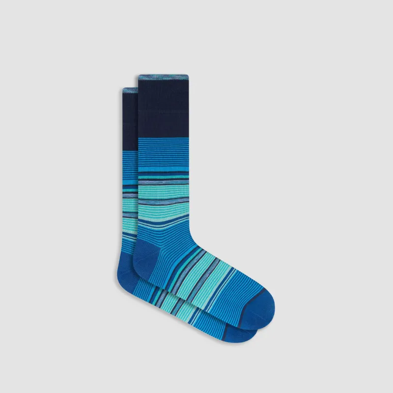 Striped Mid-Calf Socks sold by Bugatchi