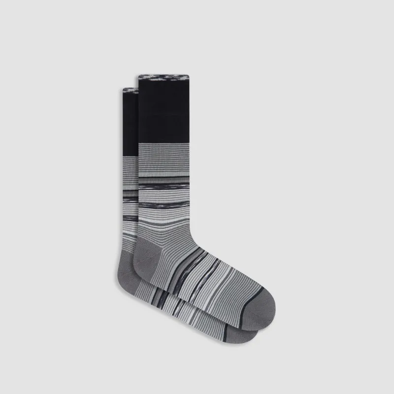 Striped Mid-Calf Socks sold by Bugatchi