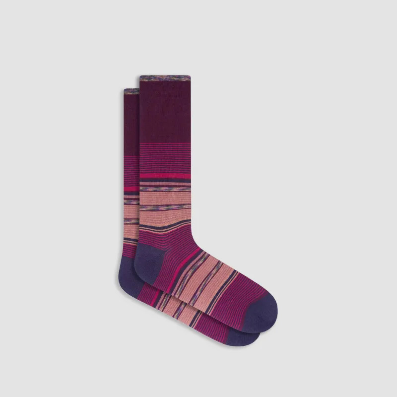 Striped Mid-Calf Socks sold by Bugatchi